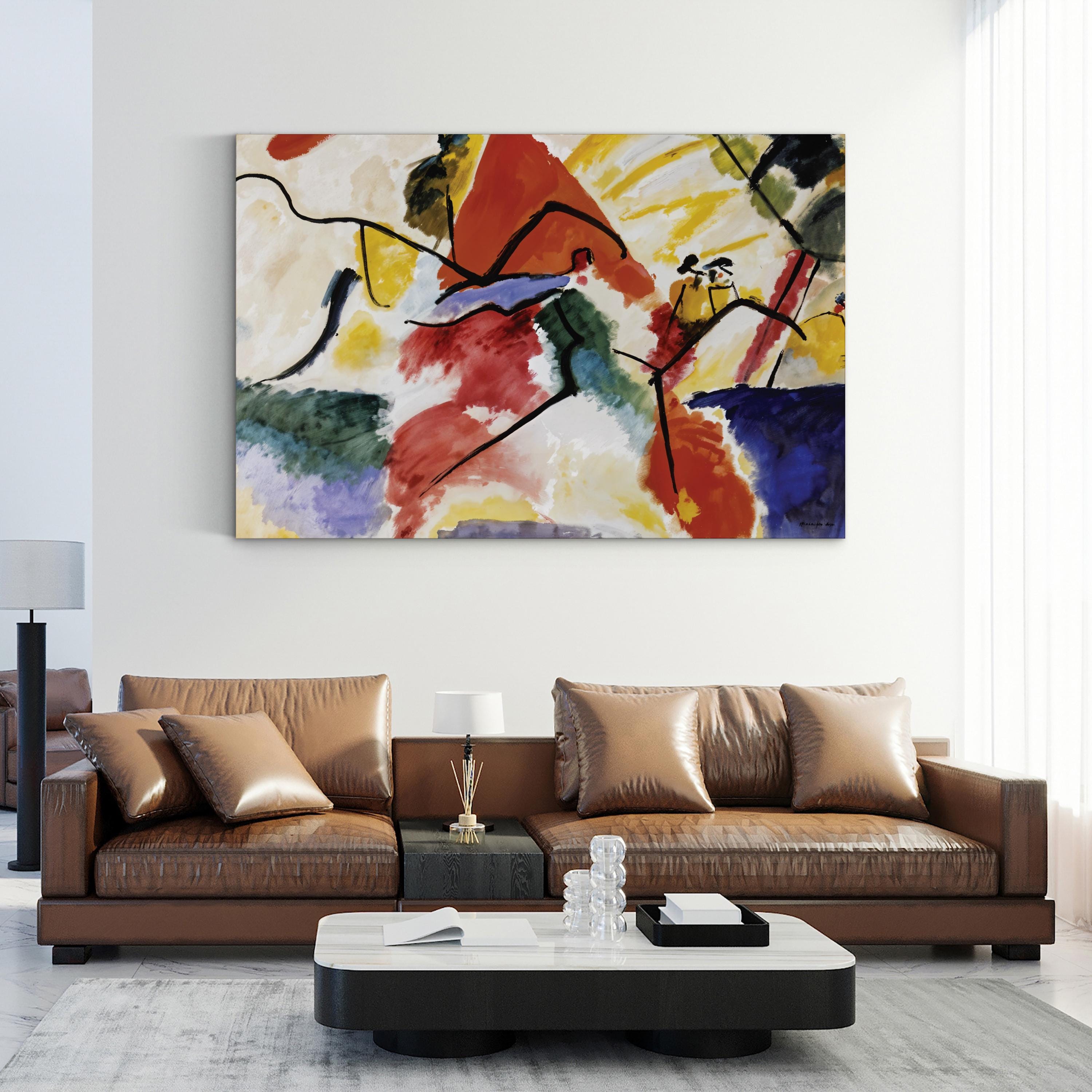 Impression V (Park), 1911 – Framed Abstract Expressionist Canvas Art by Wassily Kandinsky