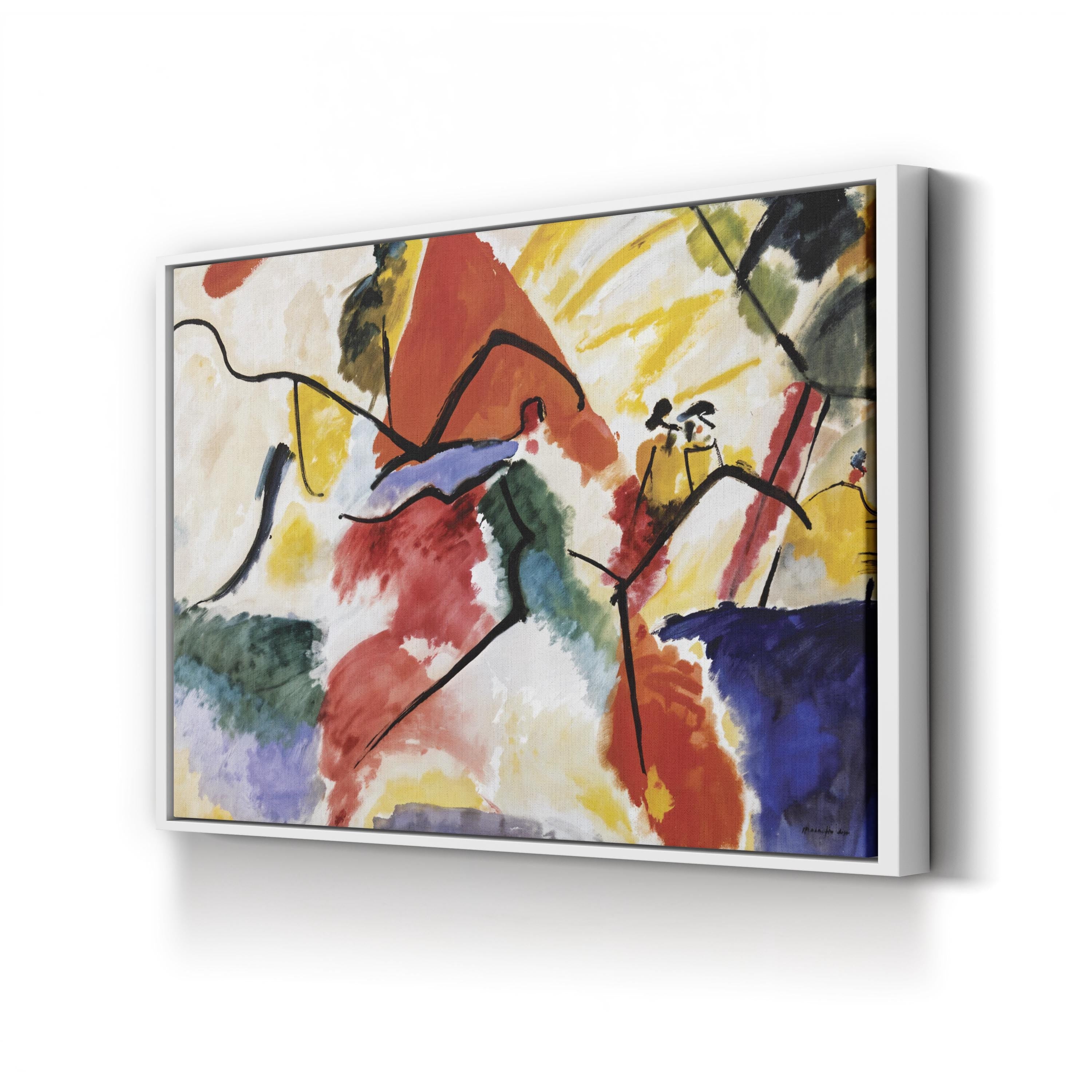 Impression V (Park), 1911 – Framed Abstract Expressionist Canvas Art by Wassily Kandinsky