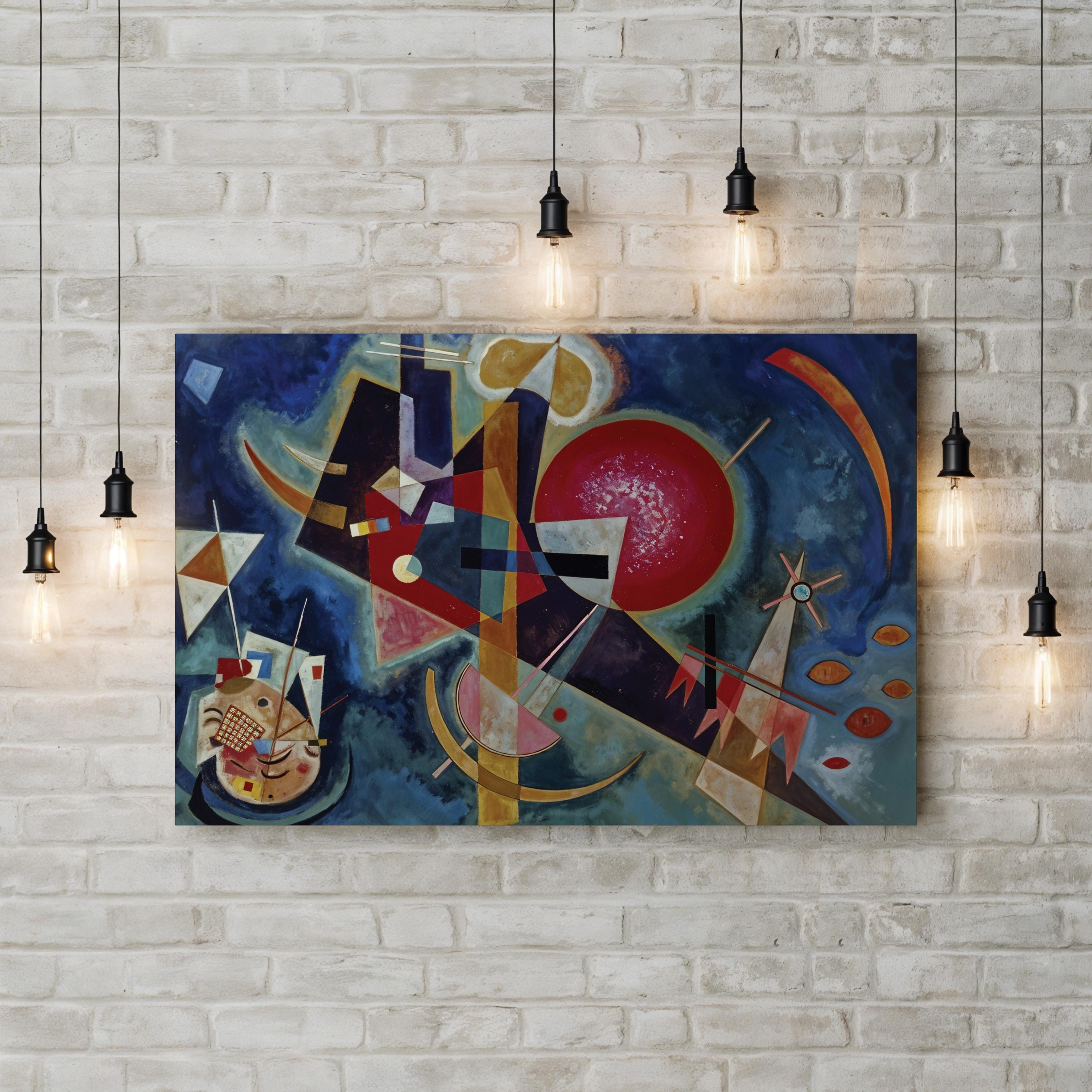 In Blue (1925) Wall Art by Wassily Kandinsky – Bauhaus Abstract Masterwork