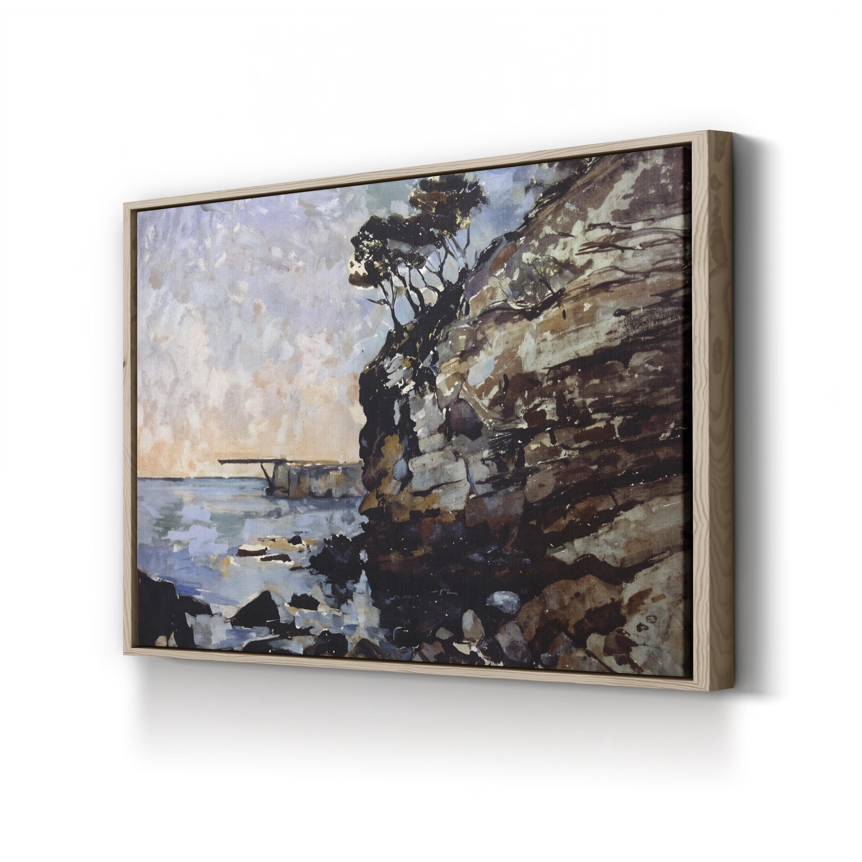 L’Estaque at Dusk Wall Art by Paul Cézanne – Post-Impressionist French Coastal Landscape Canvas Print