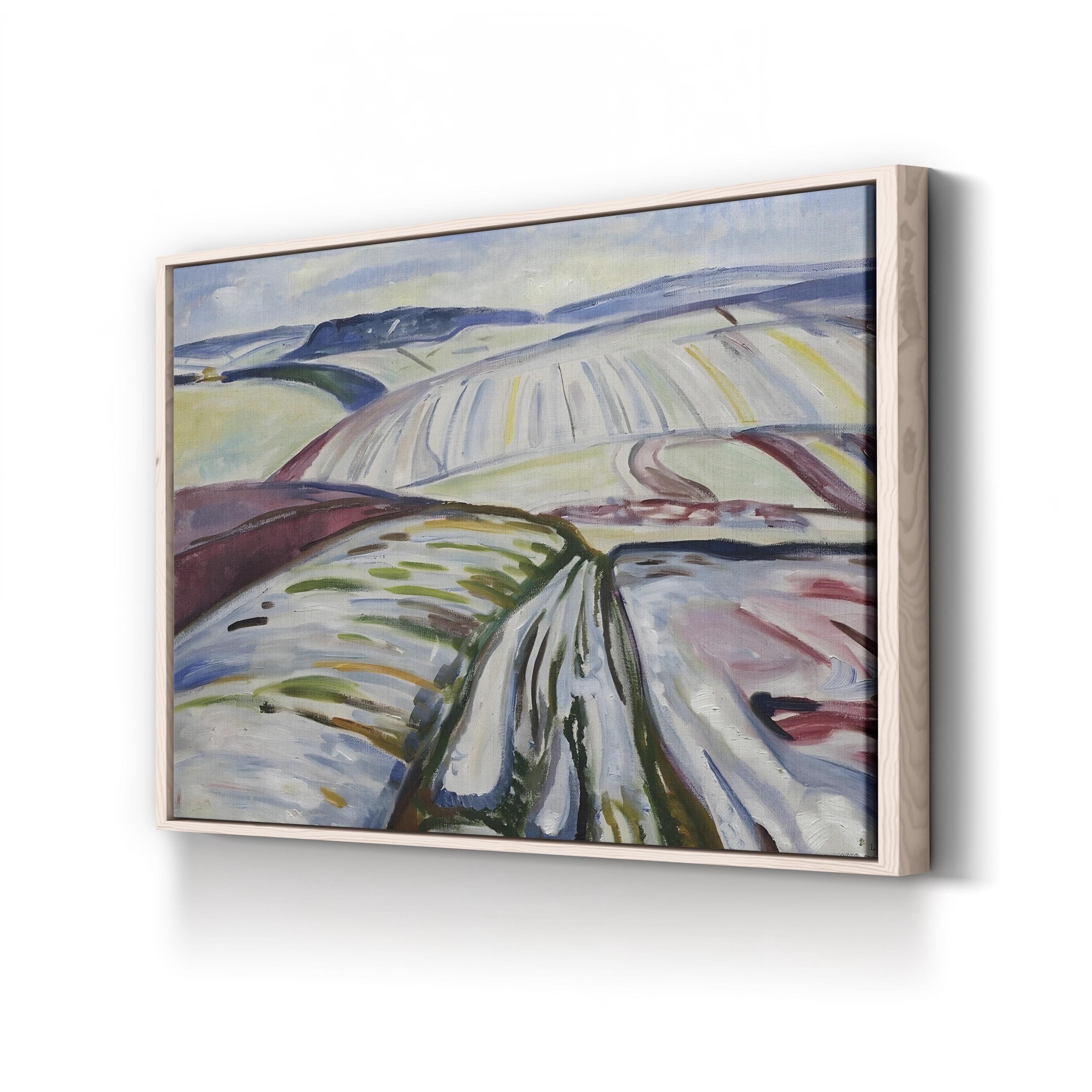Munch Colorful Landscapes III – Edvard Munch Wall Art | Expressionist Landscape Canvas Print