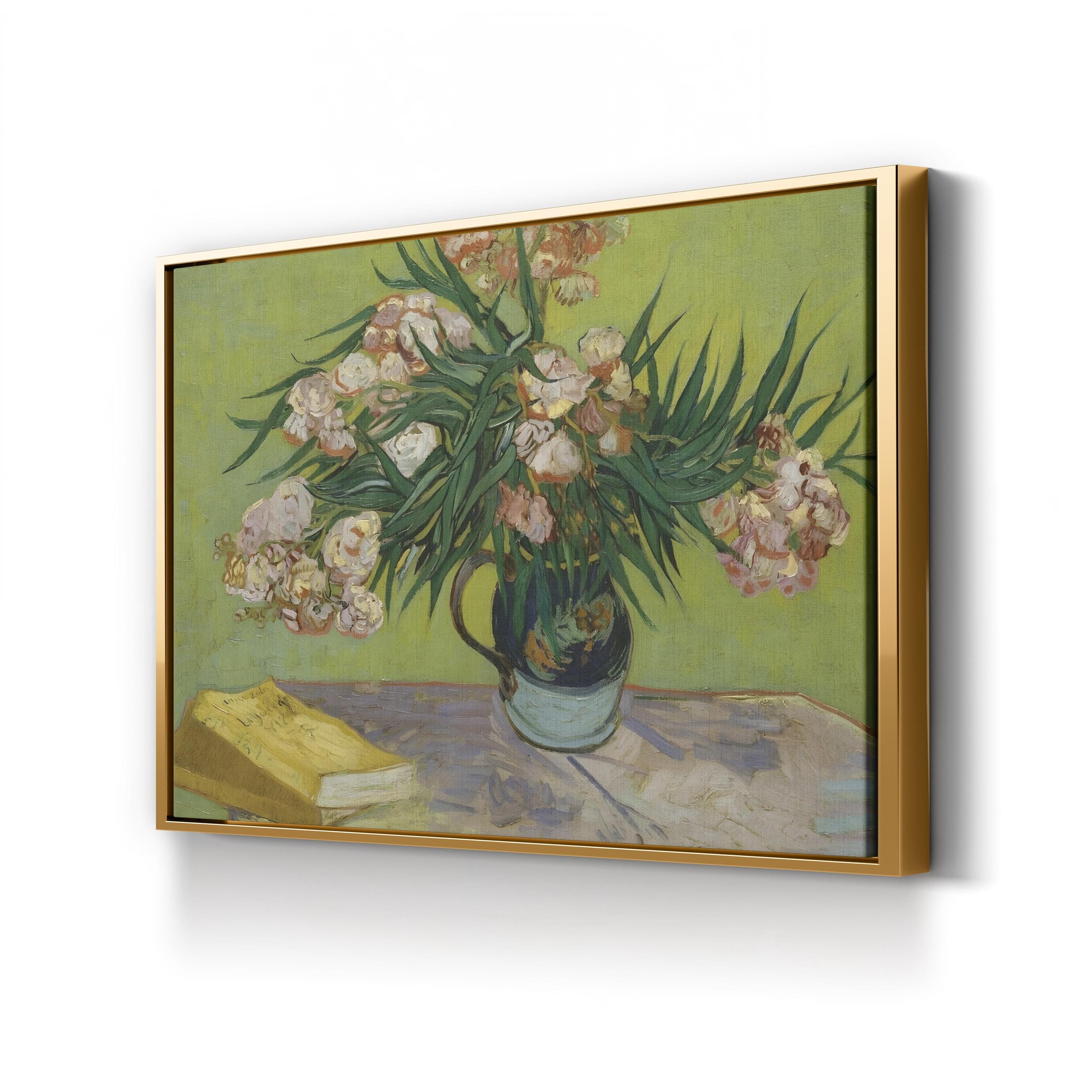 Oleanders, 1888 – Post-Impressionist Floral Still Life Wall Art by Vincent van Gogh