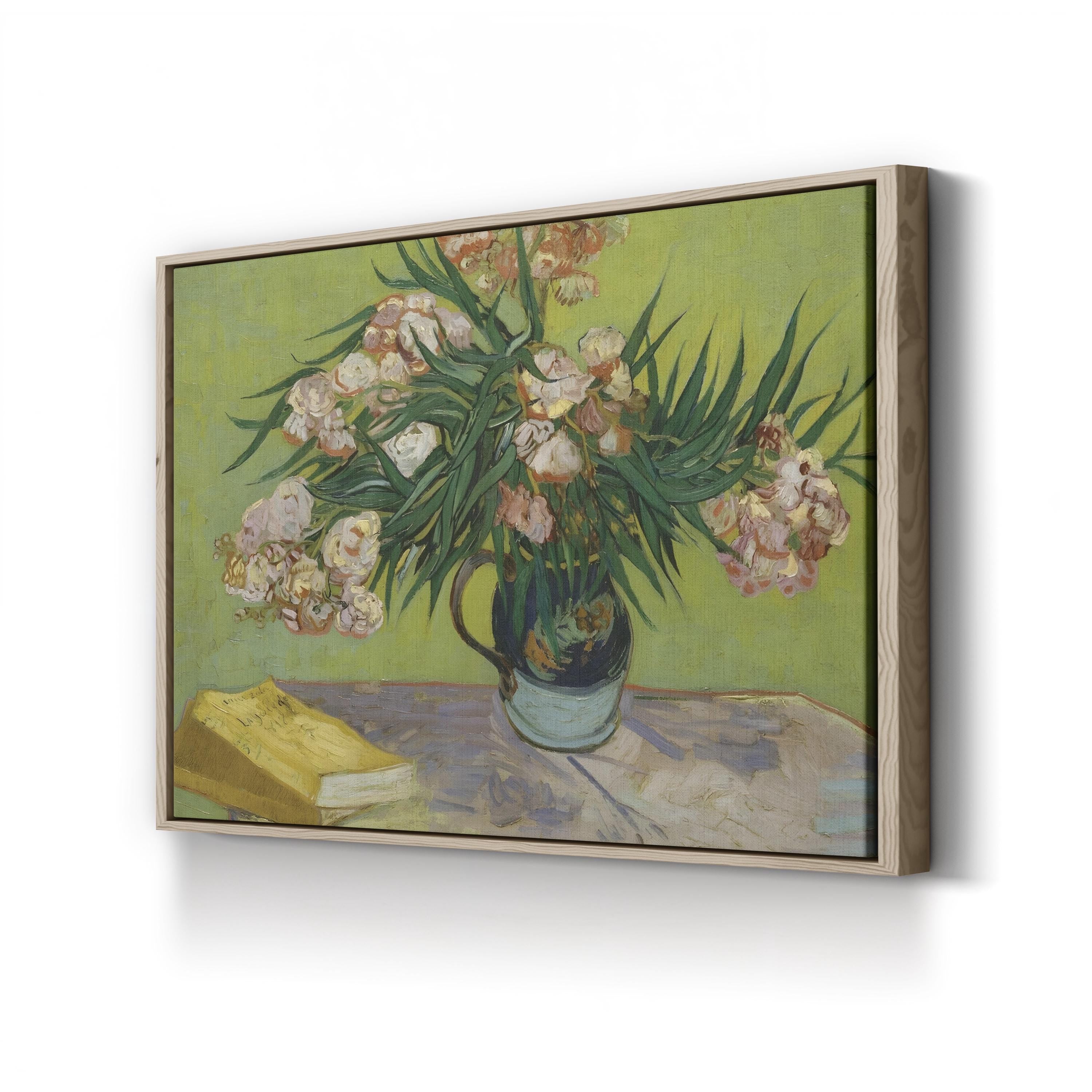 Oleanders, 1888 – Post-Impressionist Floral Still Life Wall Art by Vincent van Gogh