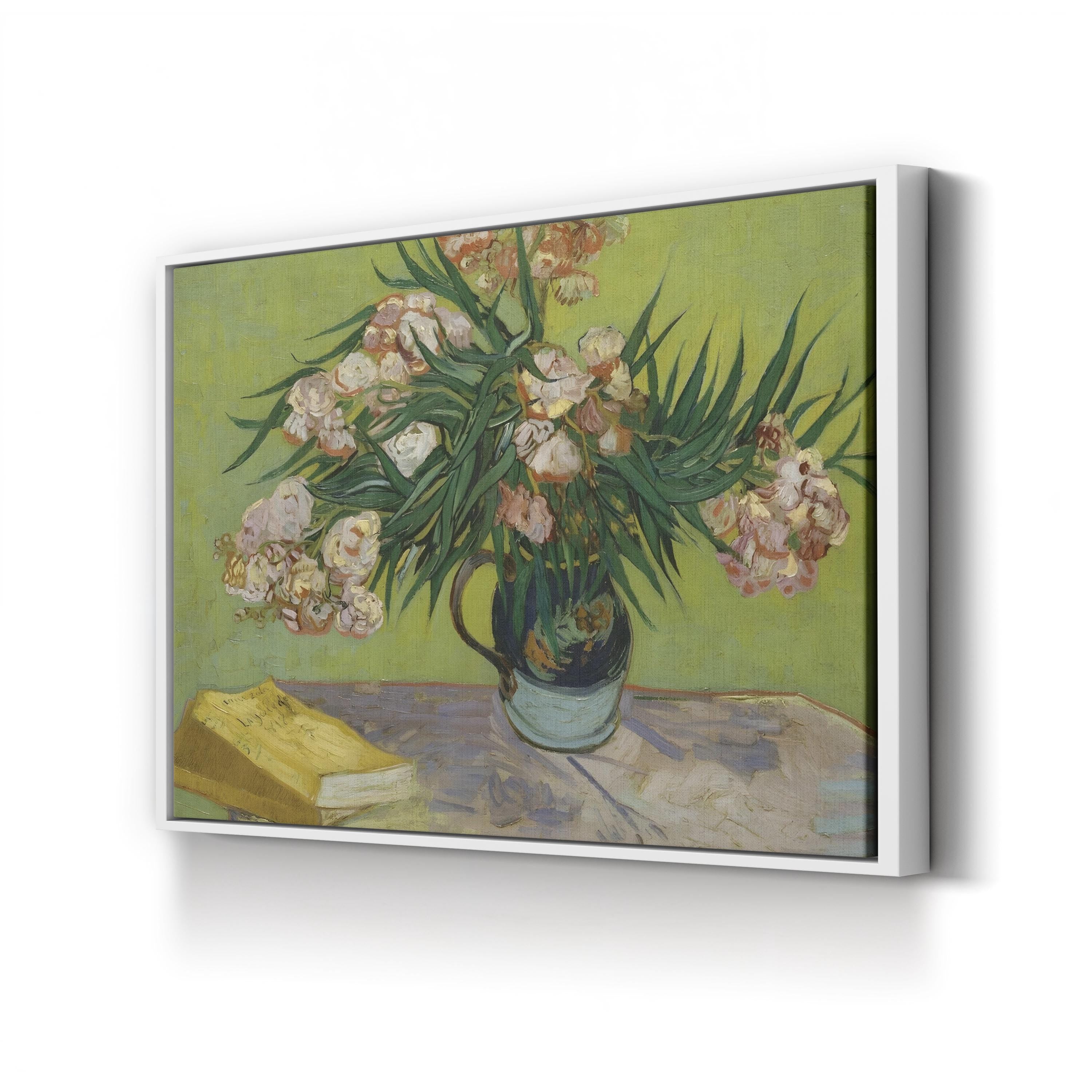 Oleanders, 1888 – Post-Impressionist Floral Still Life Wall Art by Vincent van Gogh