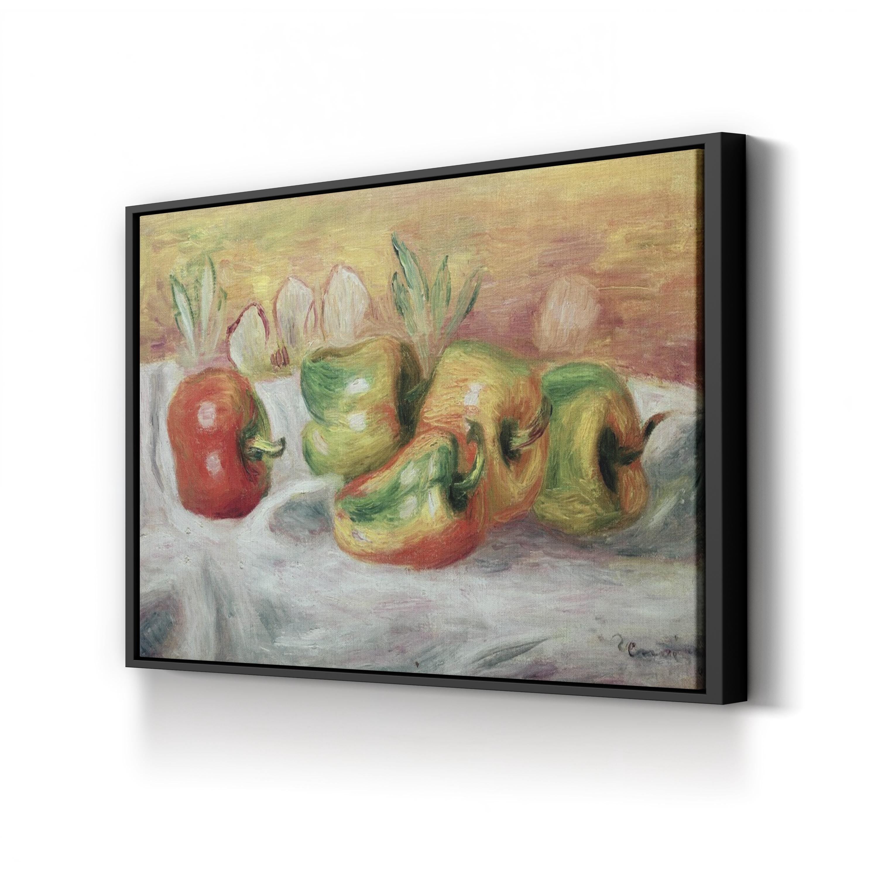 Pimientos, 1912 Wall Art – Classic Still Life by Pierre-Auguste Renoir