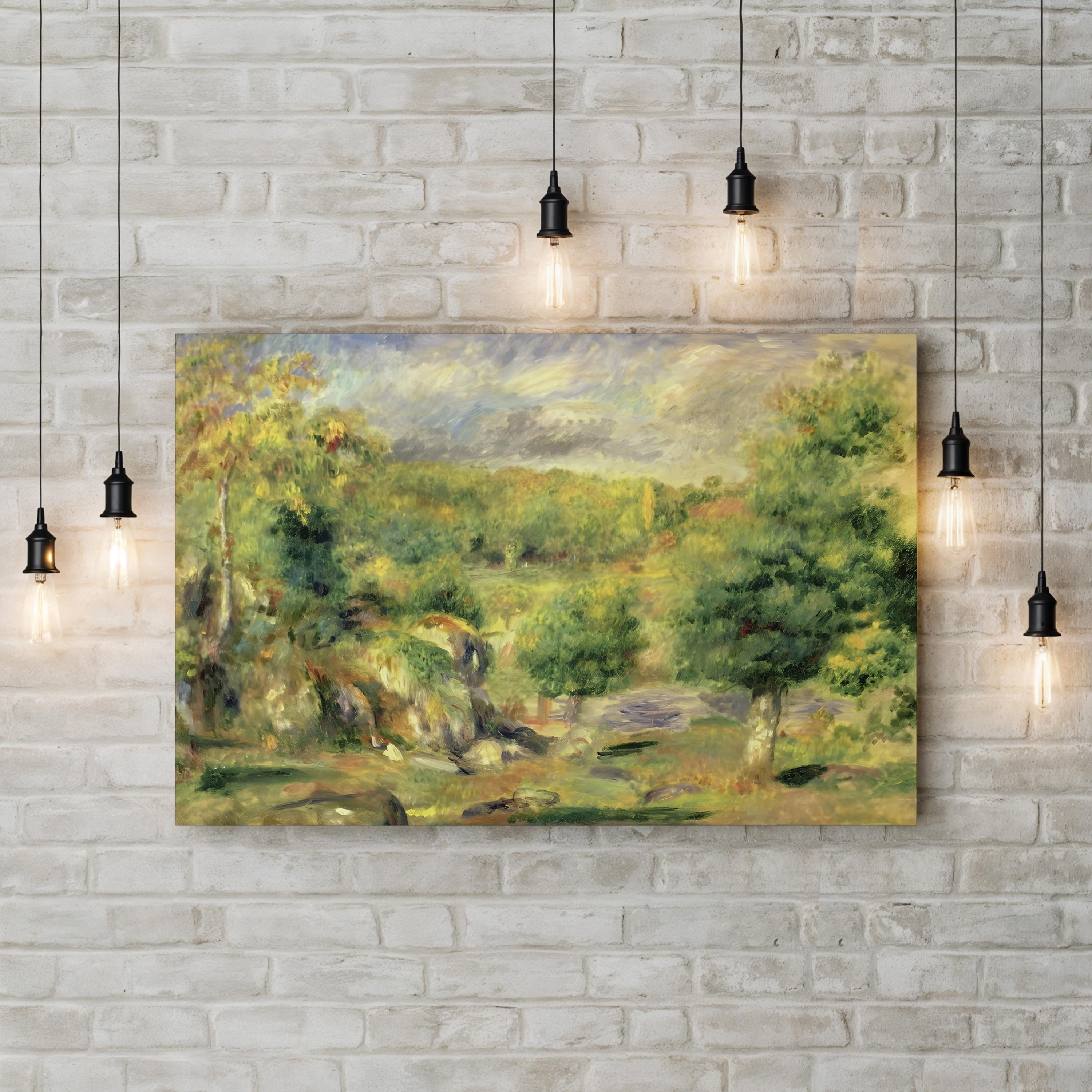 Pont-Aven, 1892 – Impressionist Landscape Wall Art by Pierre-Auguste Renoir