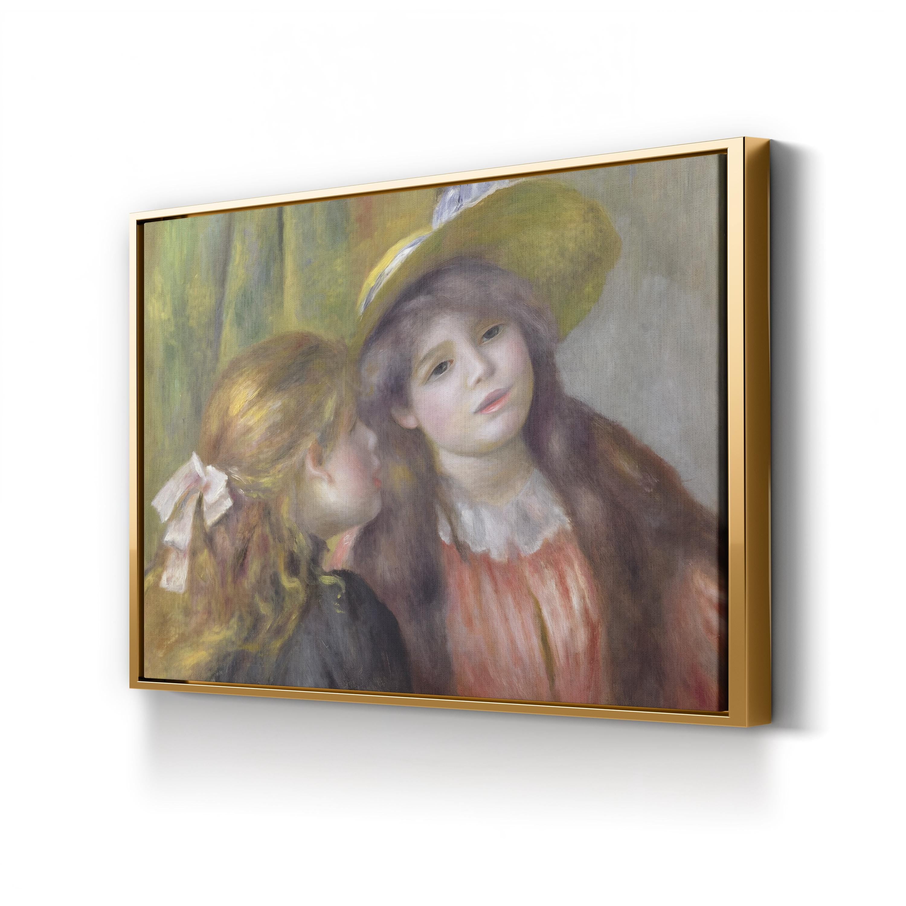 Portrait of Two Girls – Pierre-Auguste Renoir Wall Art | Impressionist Canvas Print