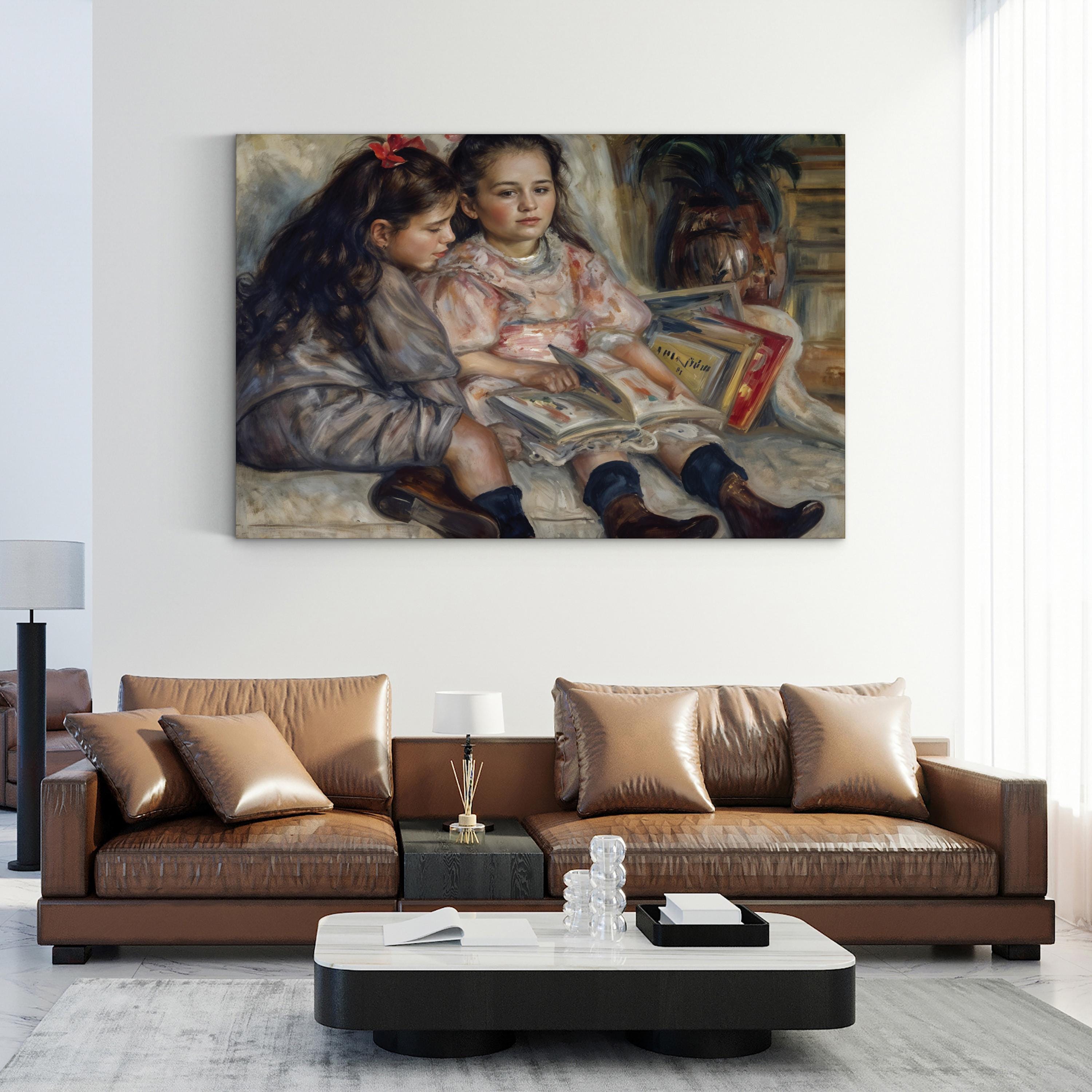 Portraits of Children 1895 – Pierre-Auguste Renoir Wall Art | Impressionist Canvas Print