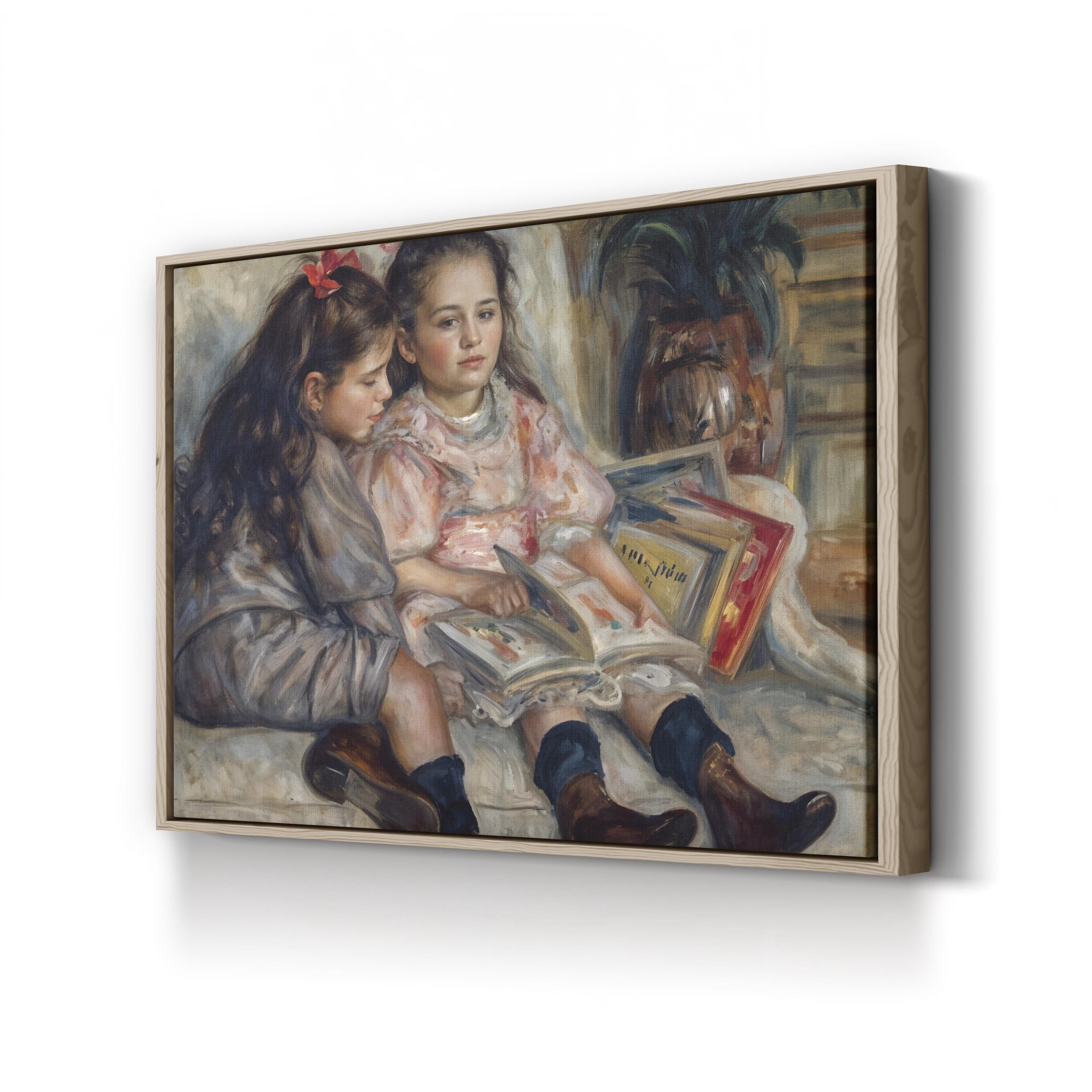 Portraits of Children 1895 – Pierre-Auguste Renoir Wall Art | Impressionist Canvas Print