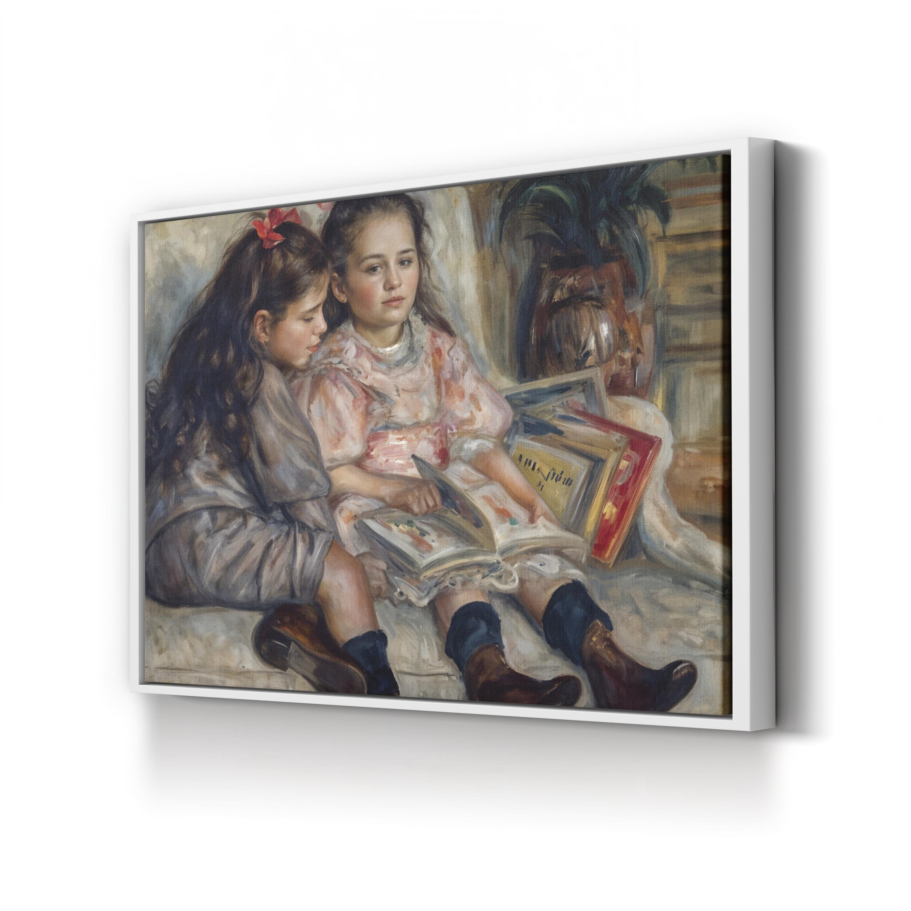 Portraits of Children 1895 – Pierre-Auguste Renoir Wall Art | Impressionist Canvas Print