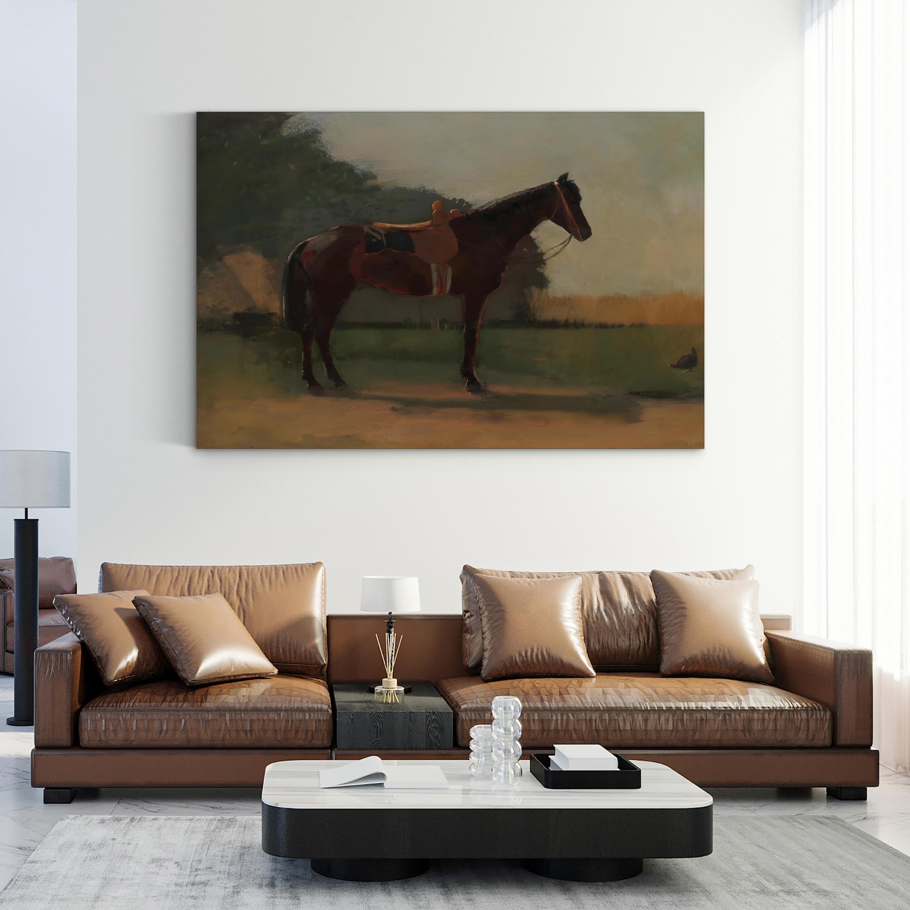 Saddle Horse Wall Art by Winslow Homer – Classic American Equestrian Canvas