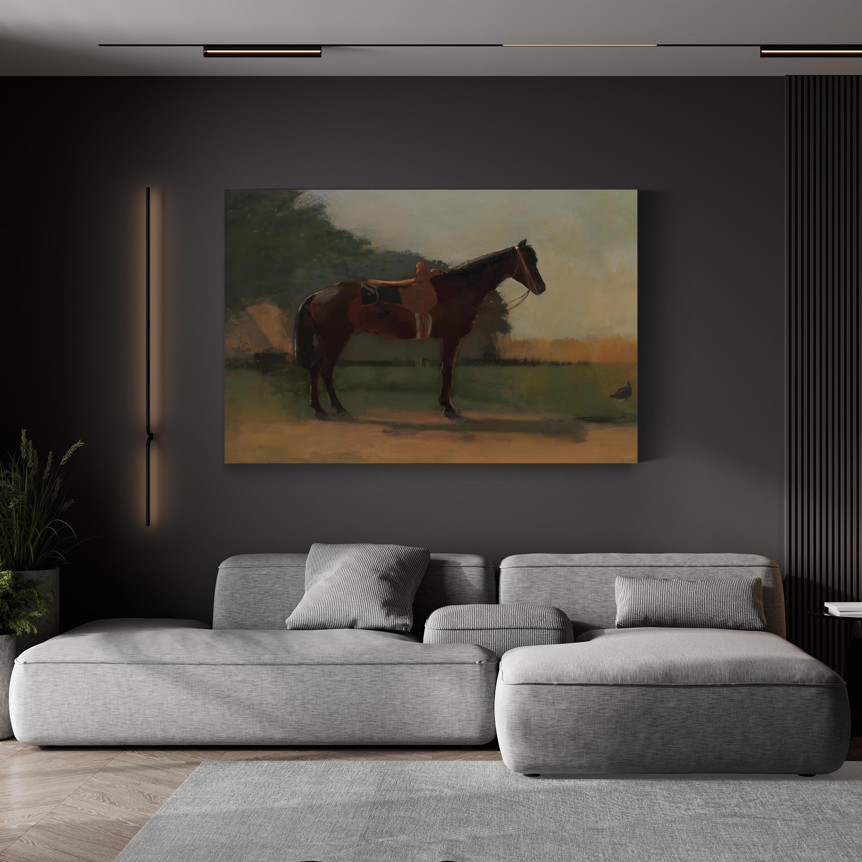 Saddle Horse Wall Art by Winslow Homer – Classic American Equestrian Canvas