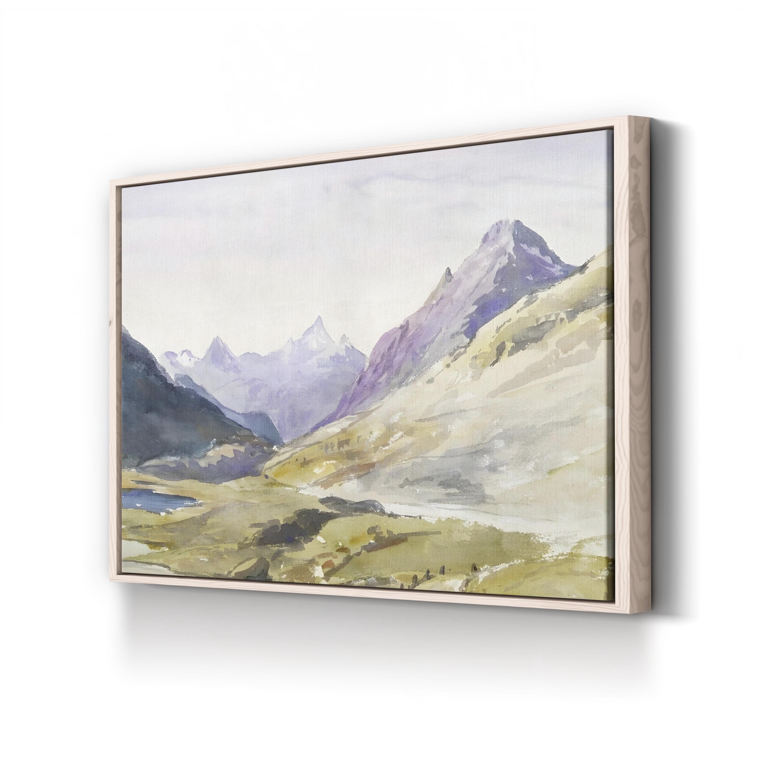 Sargent Mountainous Landscapes Wall Art by John Singer Sargent – Classical Mountain Landscape Canvas