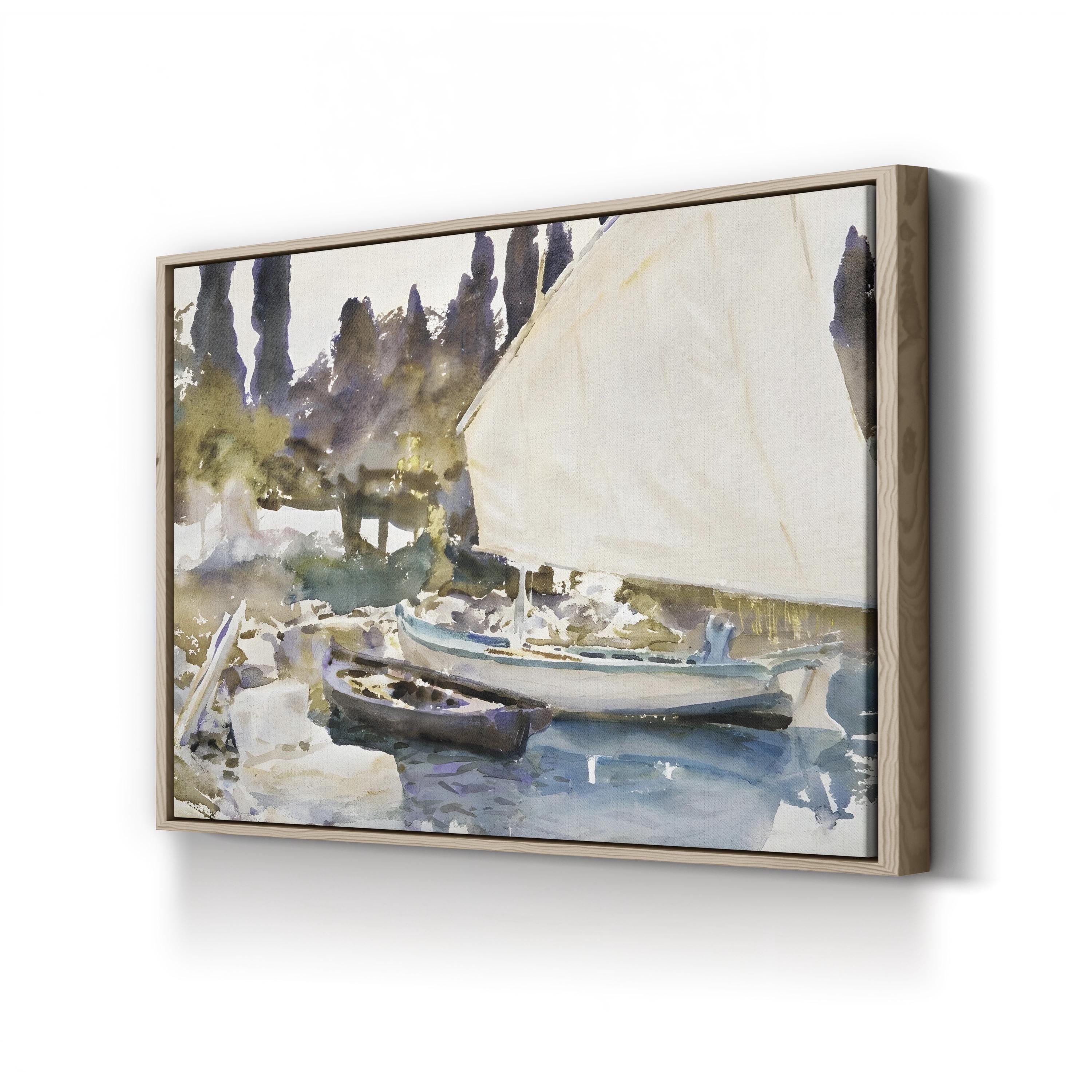 Sargent Mountainous Landscapes Wall Art by John Singer Sargent – Classical Nautical Landscape Canvas