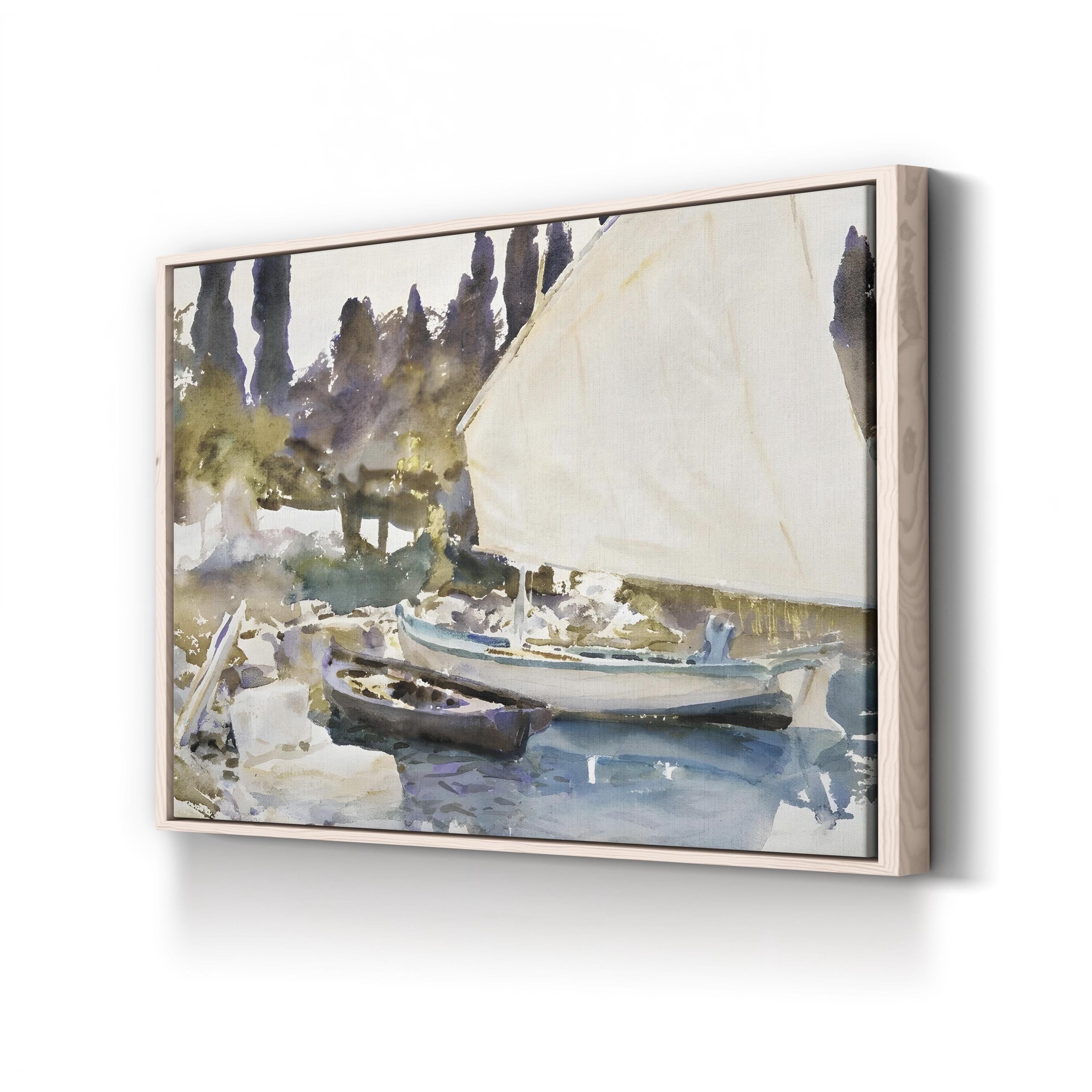Sargent Mountainous Landscapes Wall Art by John Singer Sargent – Classical Nautical Landscape Canvas