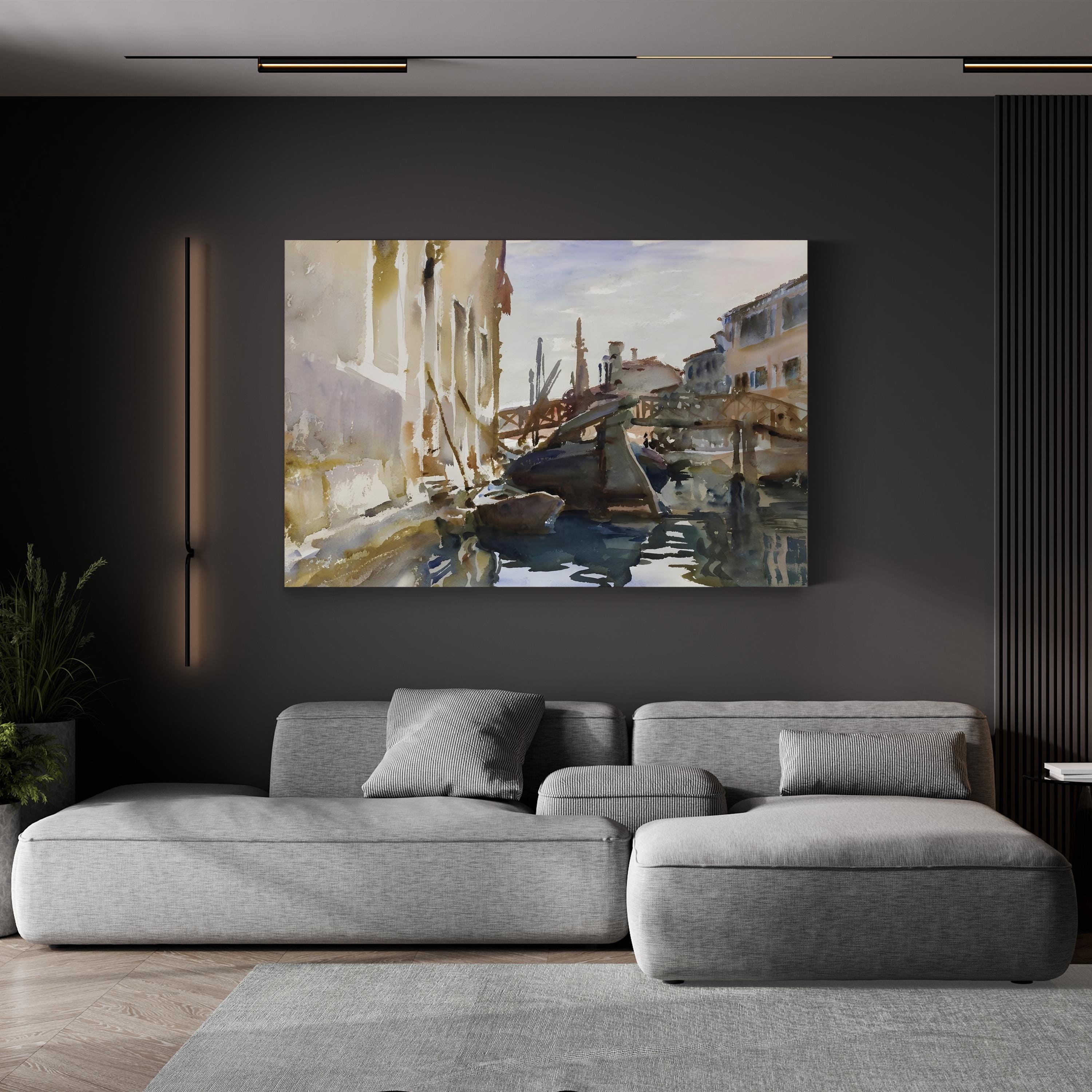 Venetian Canal, Studies VI (Venice, Italy) by John Singer Sargent