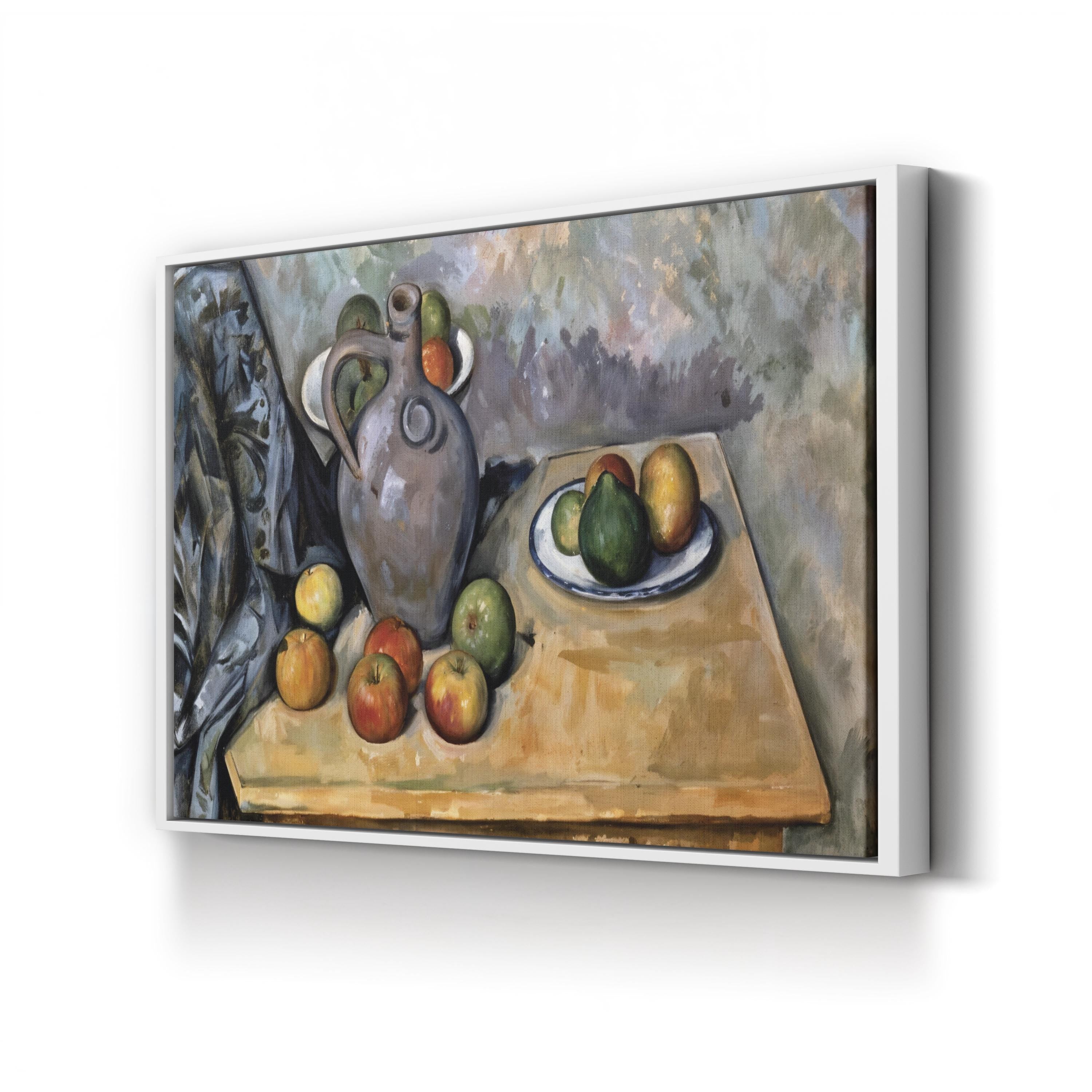 Still Life With Blue Drapery, 1893–94 Wall Art by Paul Cézanne