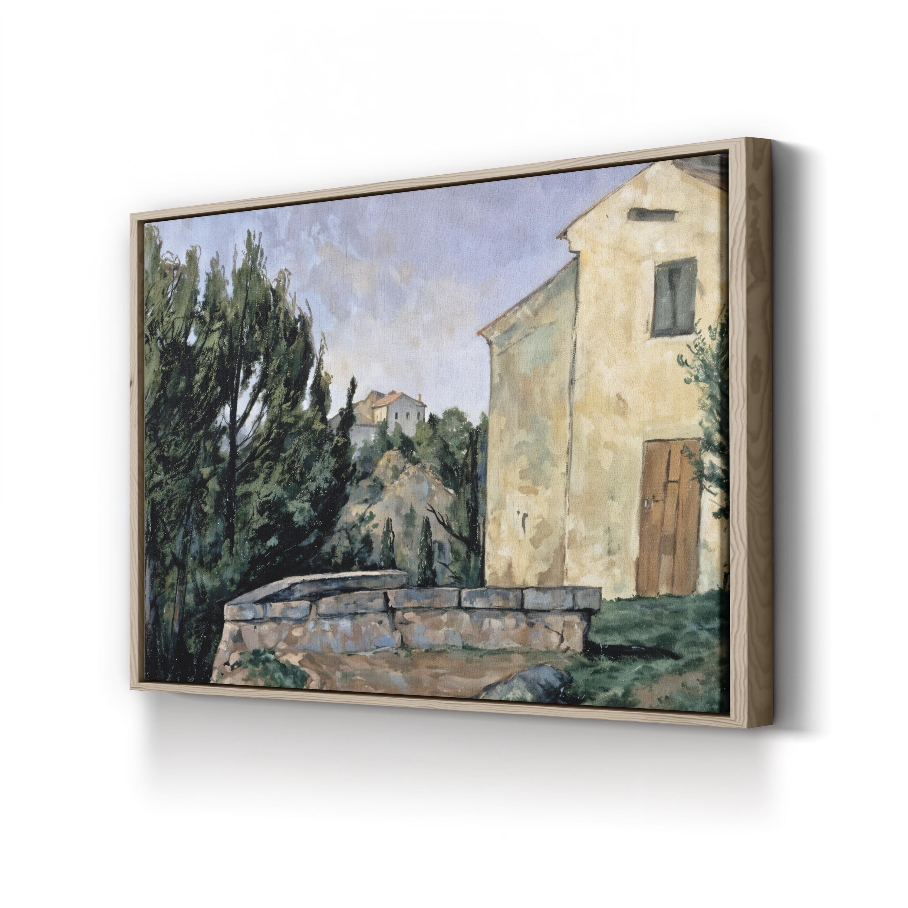 The Abandoned House at Tholonet – Paul Cézanne Wall Art | Provence Landscape Canvas Print