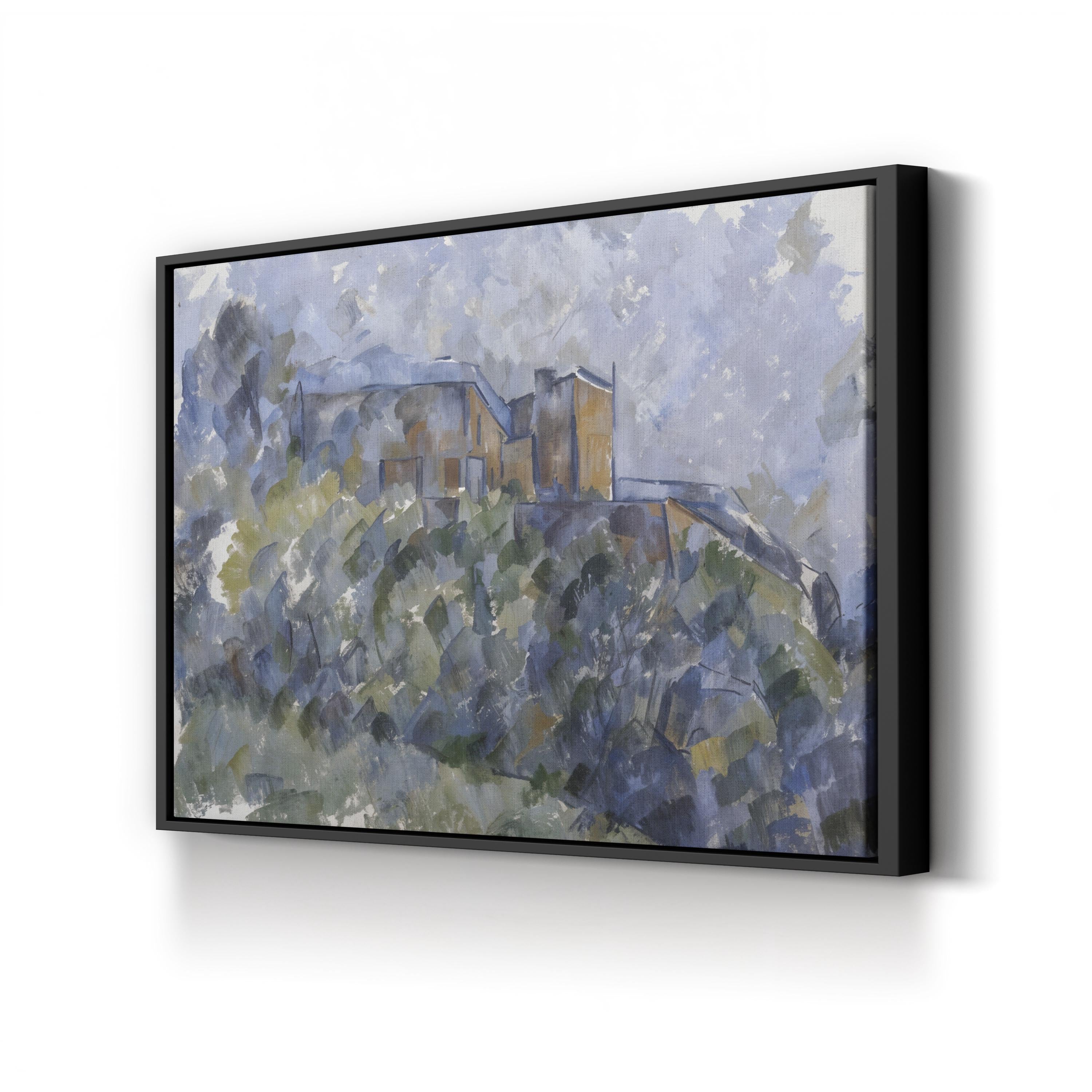 The Black House Wall Art by Paul Cézanne | Post-Impressionist Architectural Canvas Print
