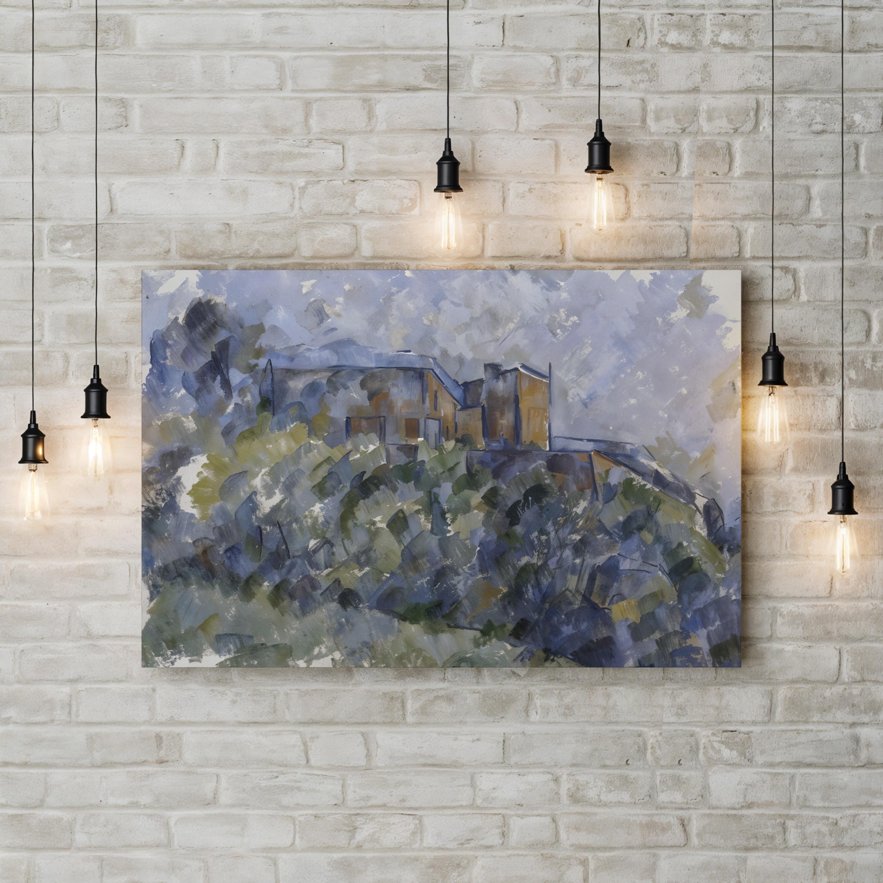 The Black House Wall Art by Paul Cézanne | Post-Impressionist Architectural Canvas Print