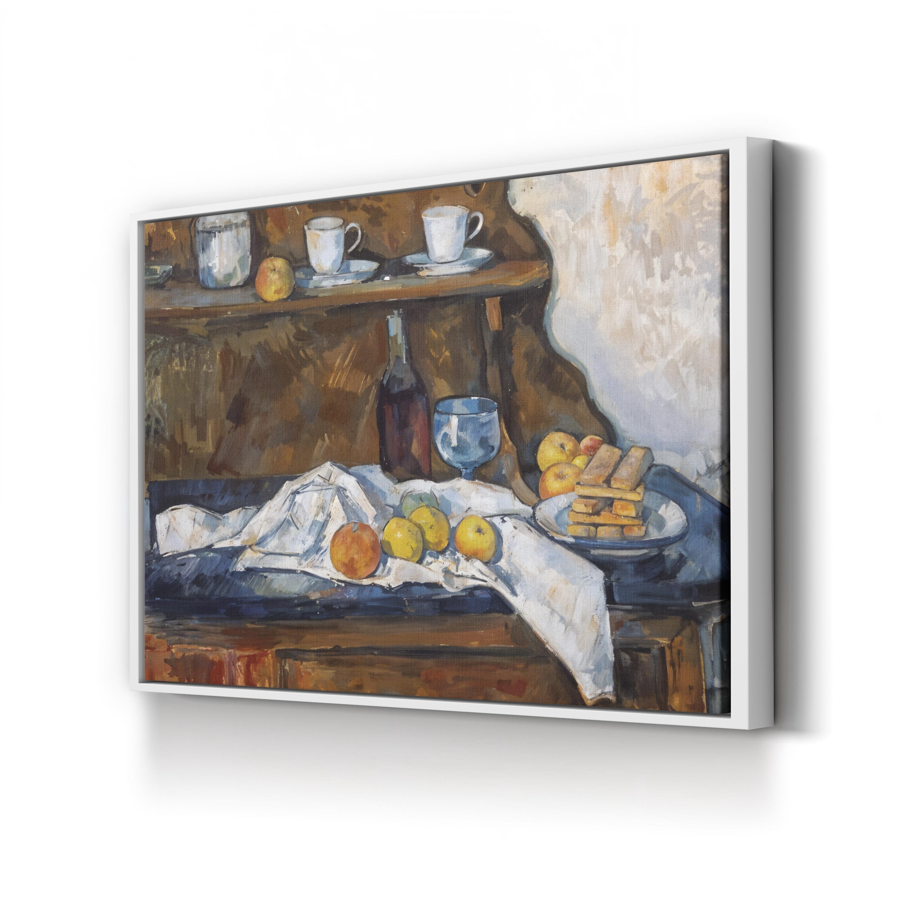The Buffet, 1877 Wall Art by Paul Cezanne – Classical Post-Impressionist Still Life Canvas