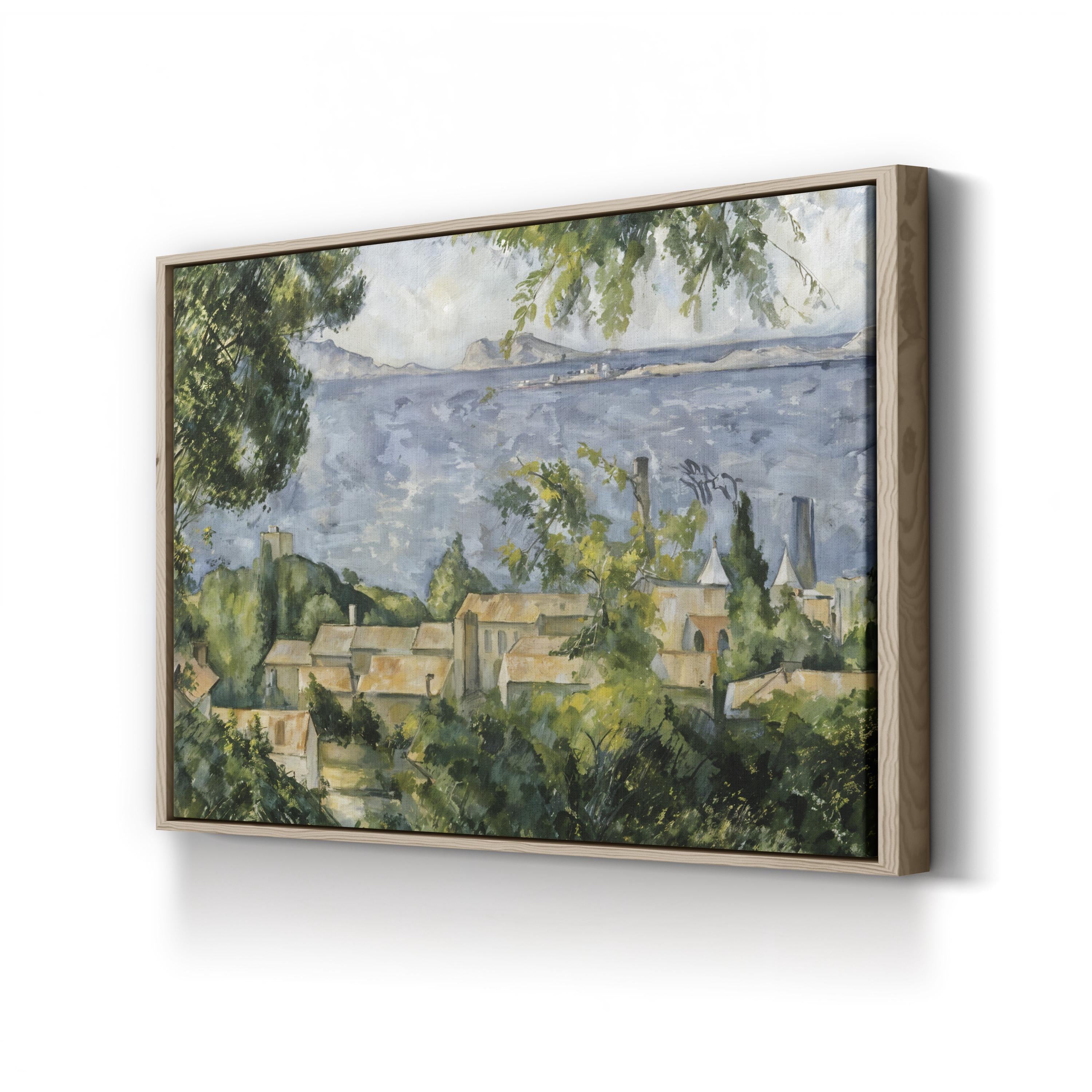Rooftops of L’Estaque 1883 – Paul Cézanne Wall Art | Post-Impressionist Canvas Print