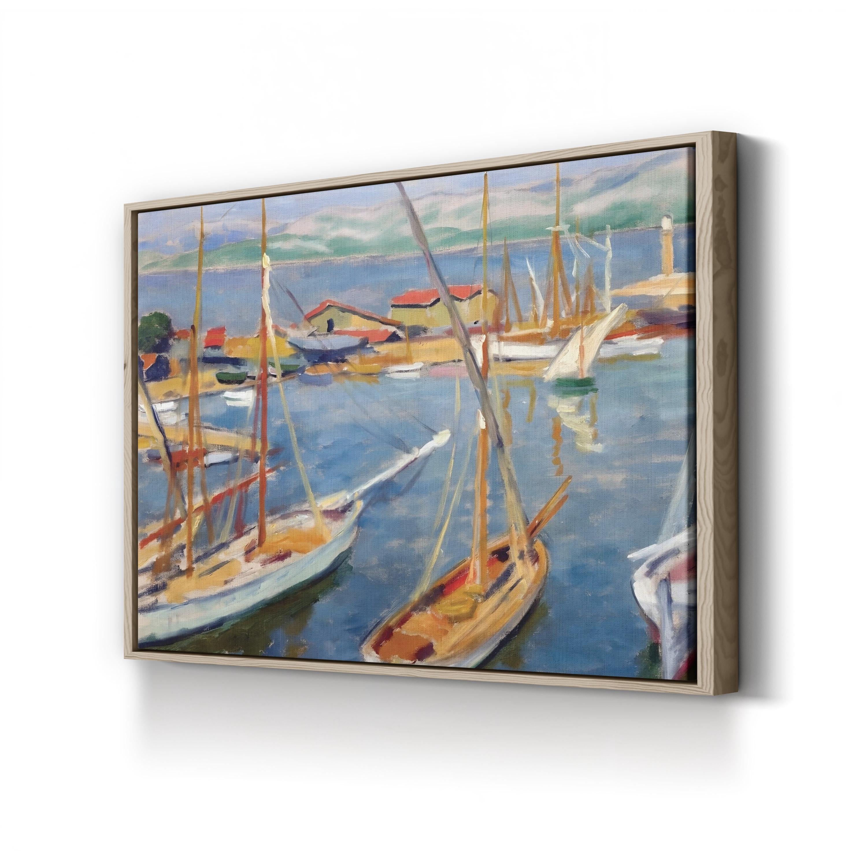 The Studio Boat, 1874 – Impressionist Wall Art | Coastal Landscape Canvas Print