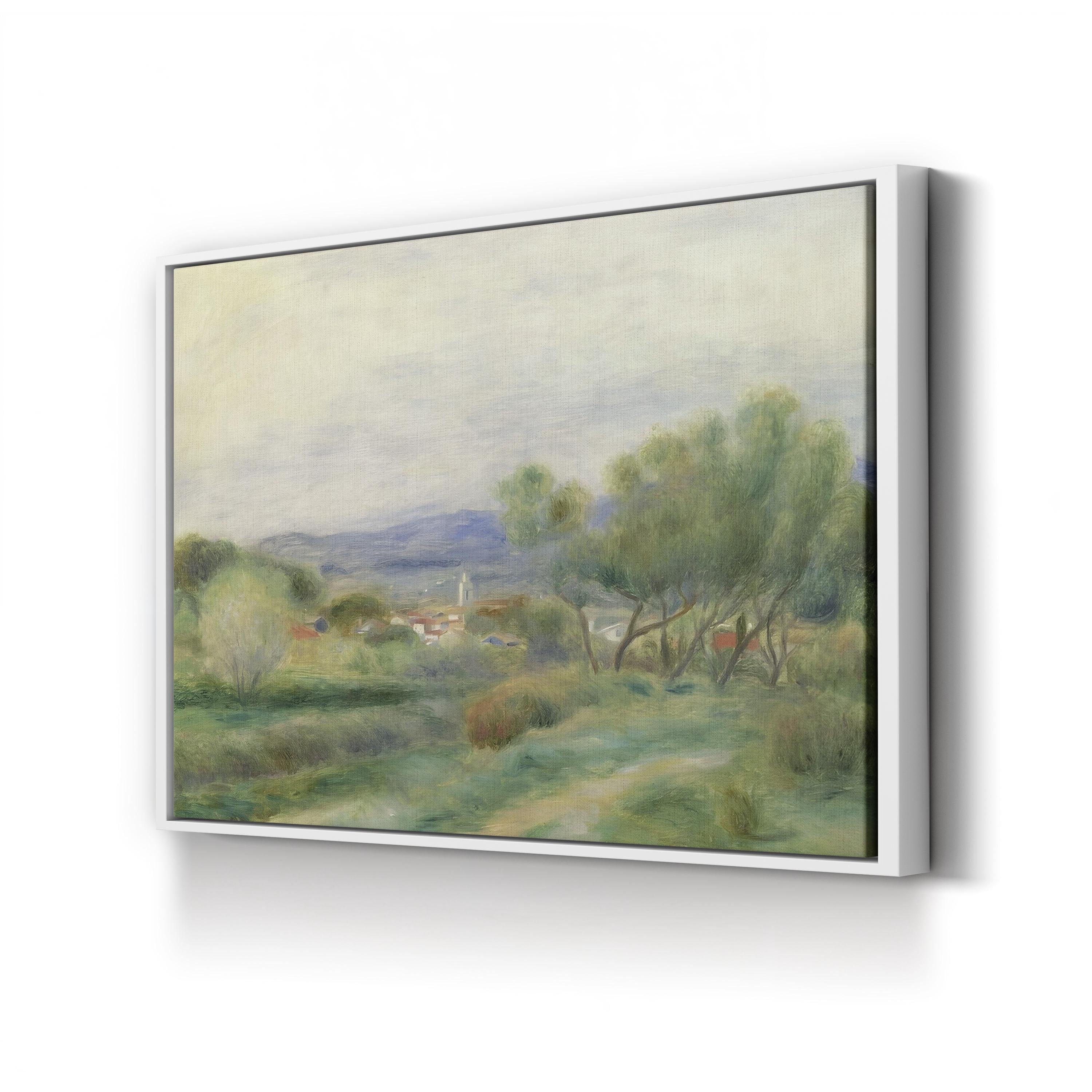 View of La Seyne, Provence, 1890 Wall Art by Pierre-Auguste Renoir | Impressionist Coastal Landscape