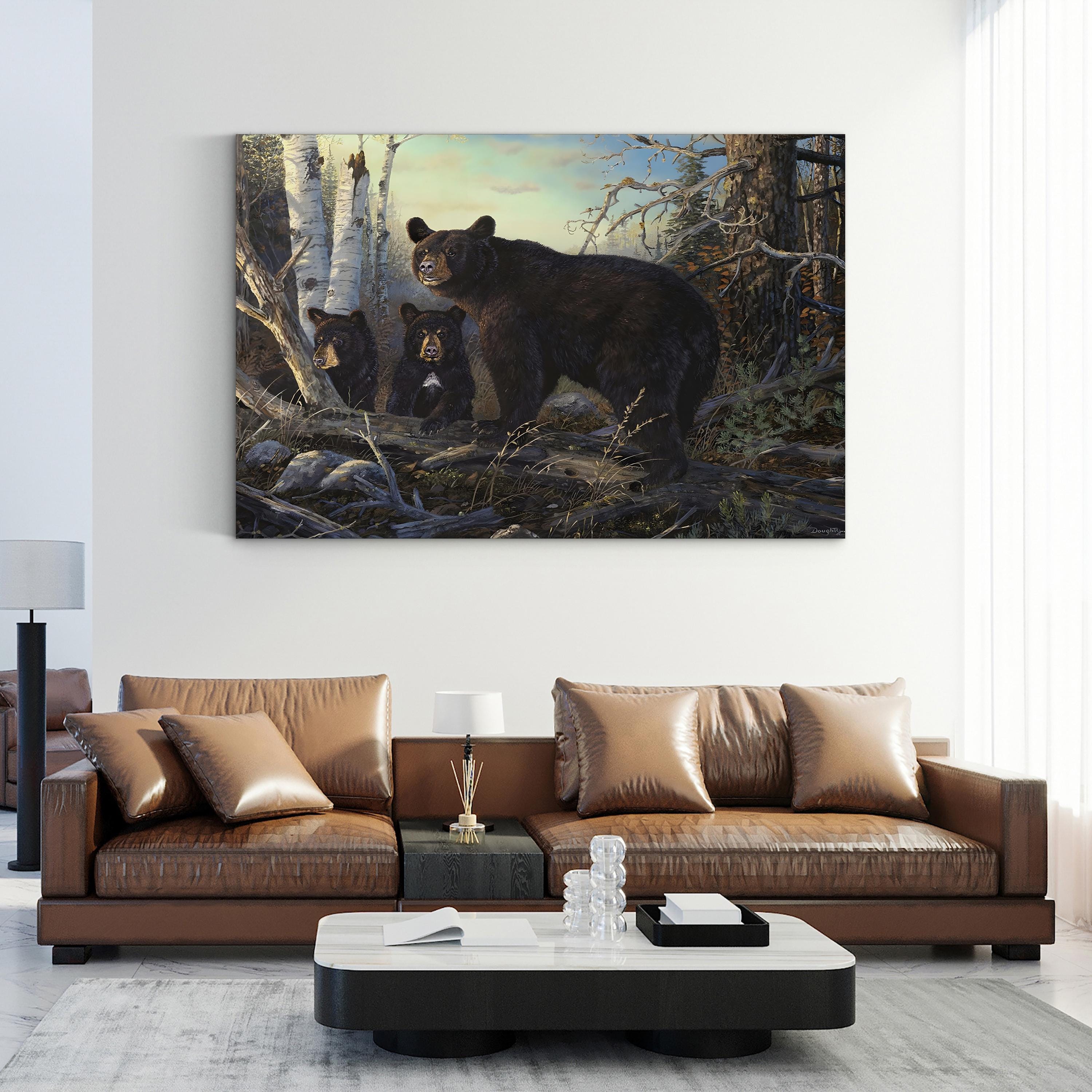 Absolutely Wild Black Bear Wall Art by Terry Doughty