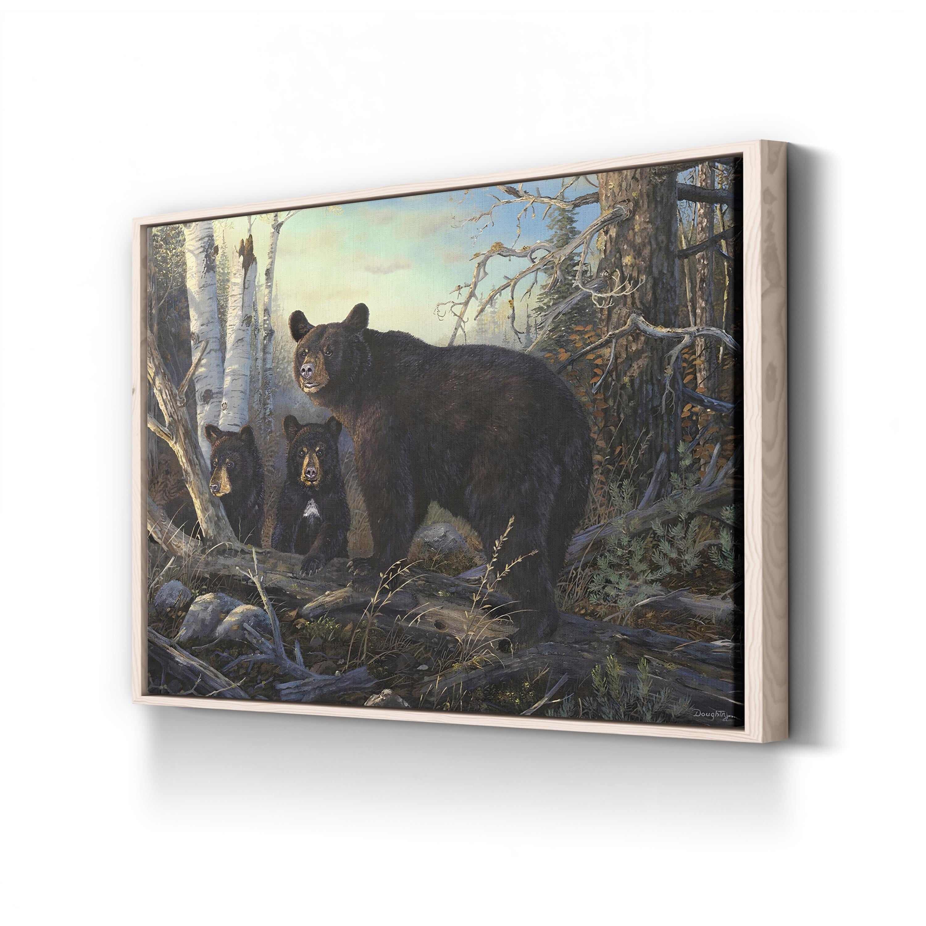 Absolutely Wild Black Bear Wall Art by Terry Doughty