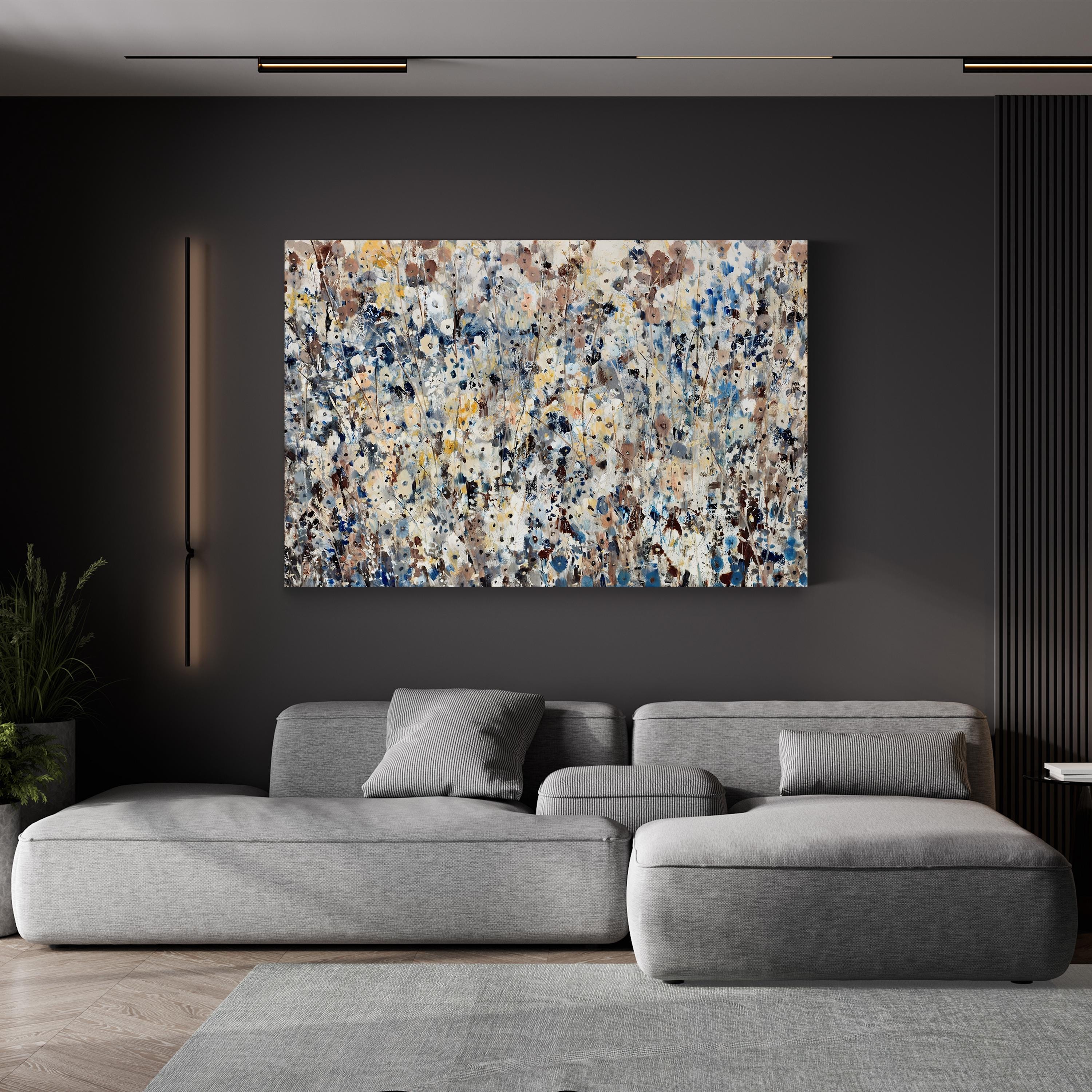 Spring Wildflower Bloom – Period Illustration Wall Art | Painterly Floral Canvas Print