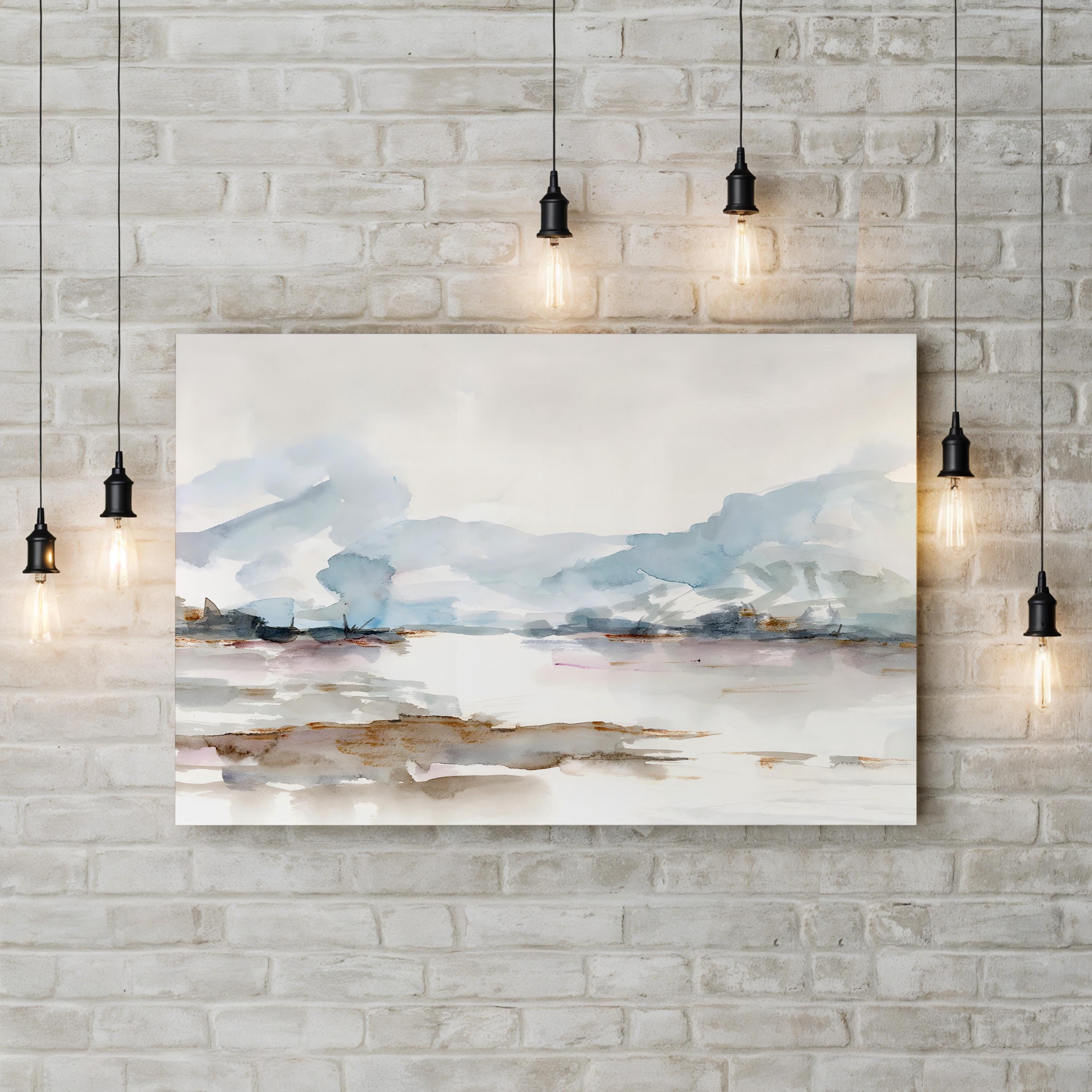 Across the Marsh I Wall Art by Ethan Harper – Contemporary Coastal Marsh Landscape Canvas