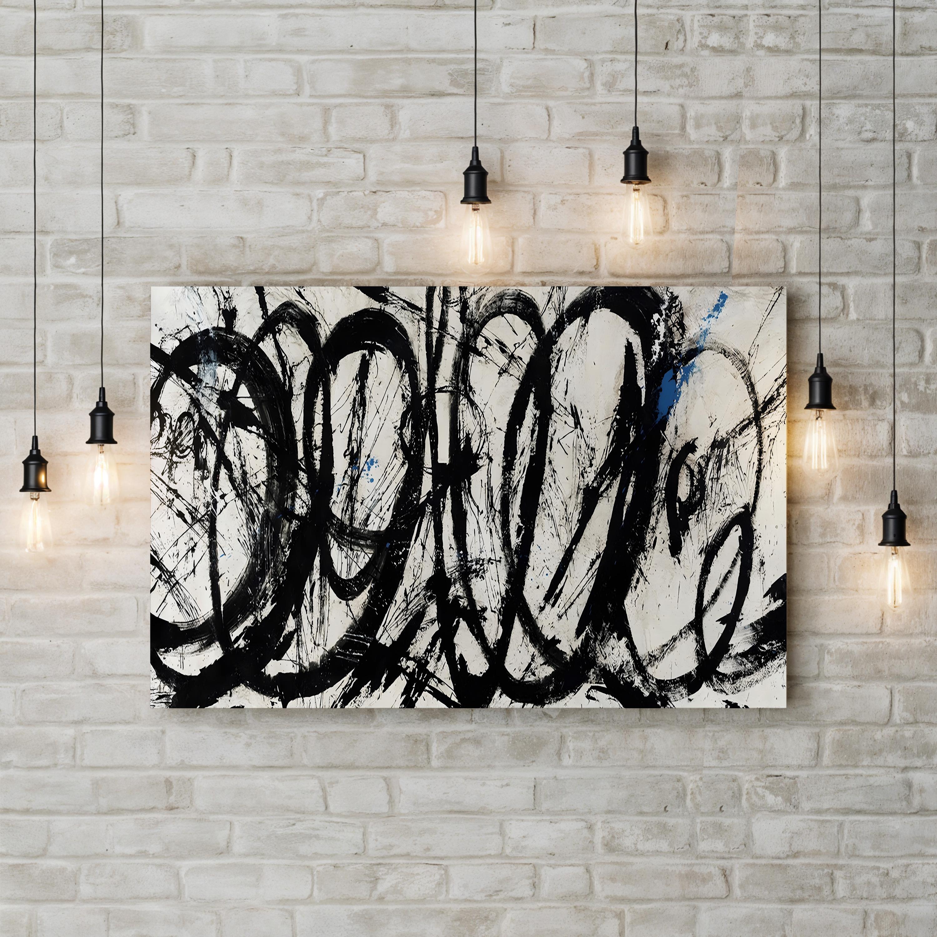Ampersand Wall Art by Joshua Schicker | Contemporary Abstract Graphic Canvas Print