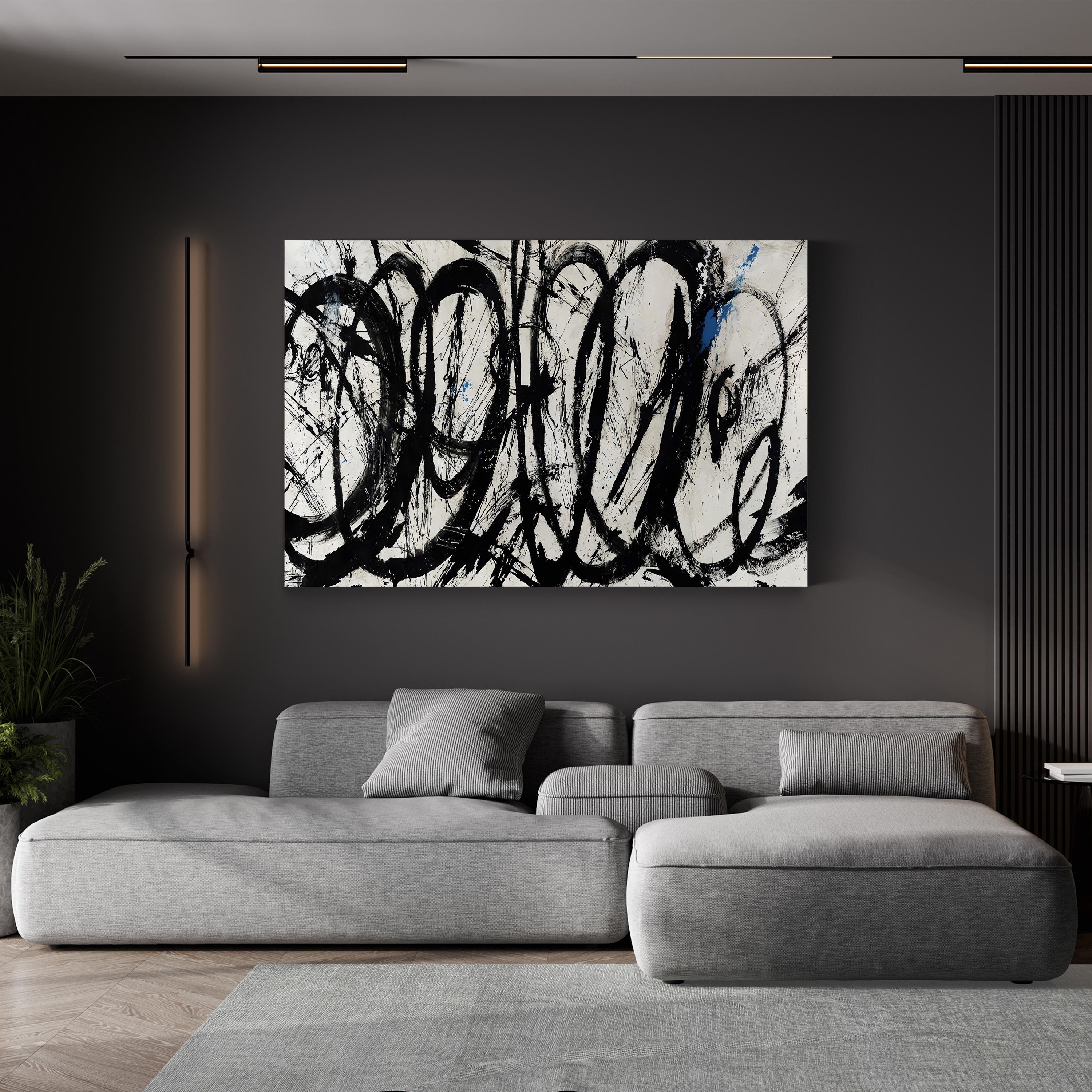 Ampersand Wall Art by Joshua Schicker | Contemporary Abstract Graphic Canvas Print
