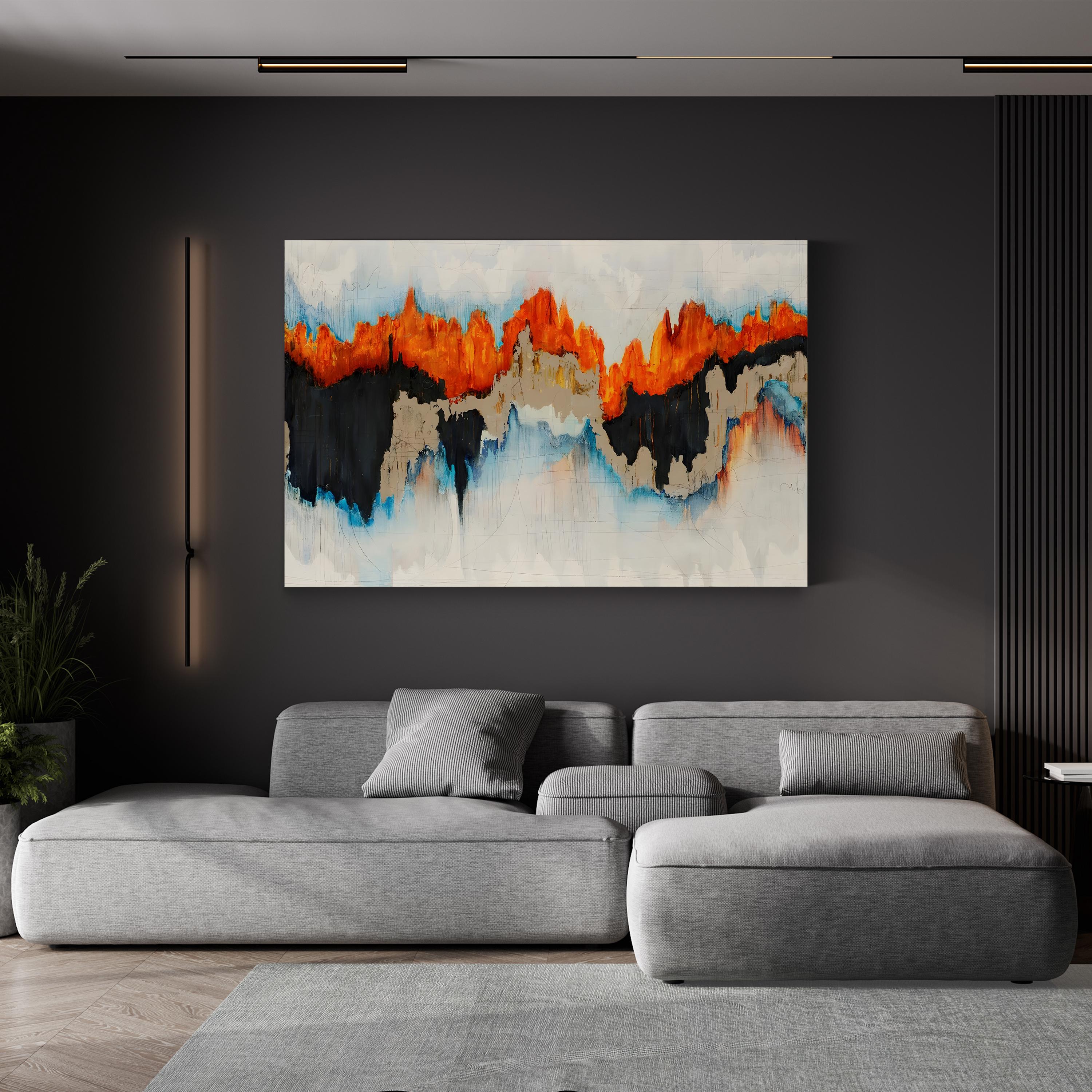 Aperture Wall Art by Joshua Schicker | Contemporary Abstract Color Field Canvas Print