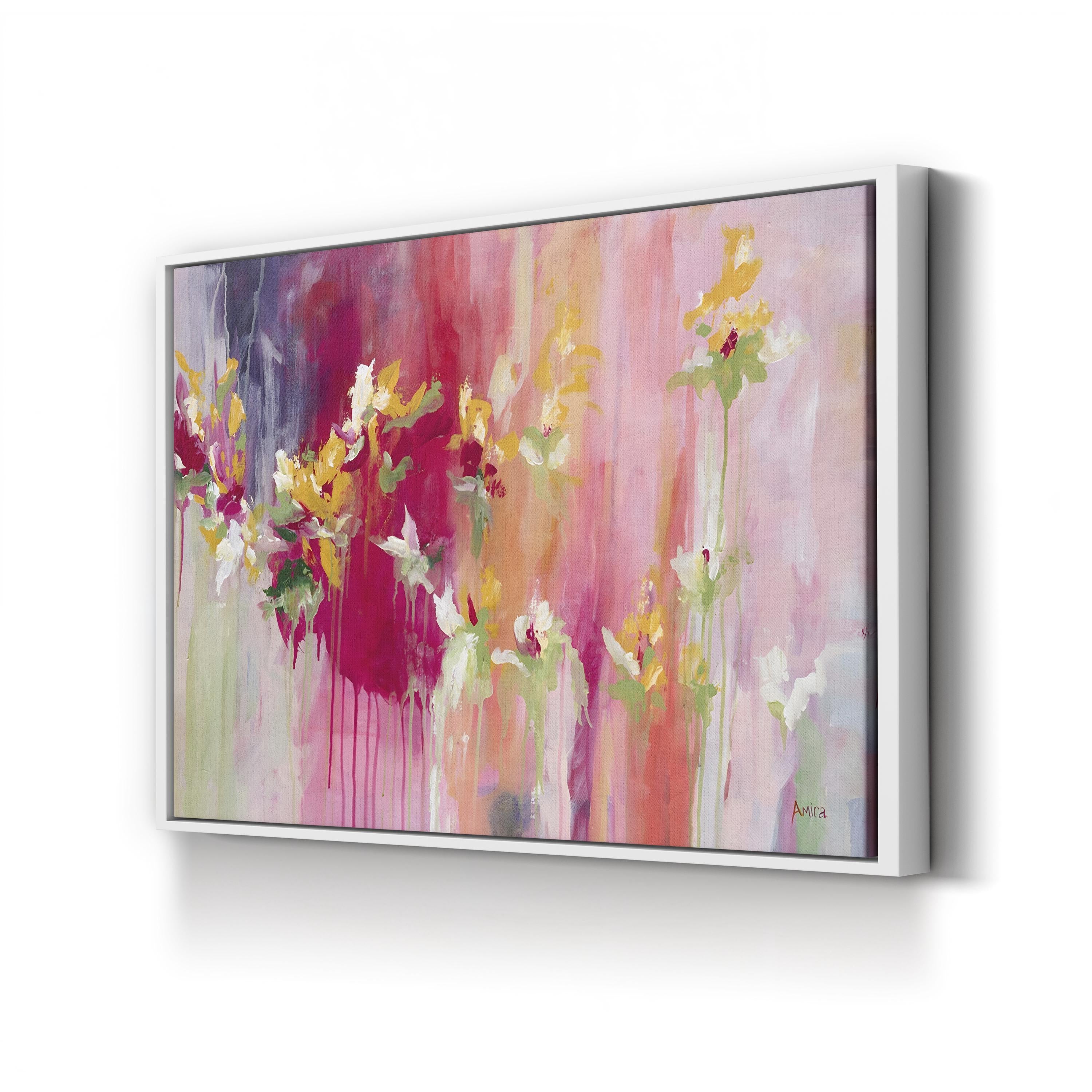 April Blooms, 2014 Wall Art by Amira Rahim – Contemporary Abstract Floral Canvas Print