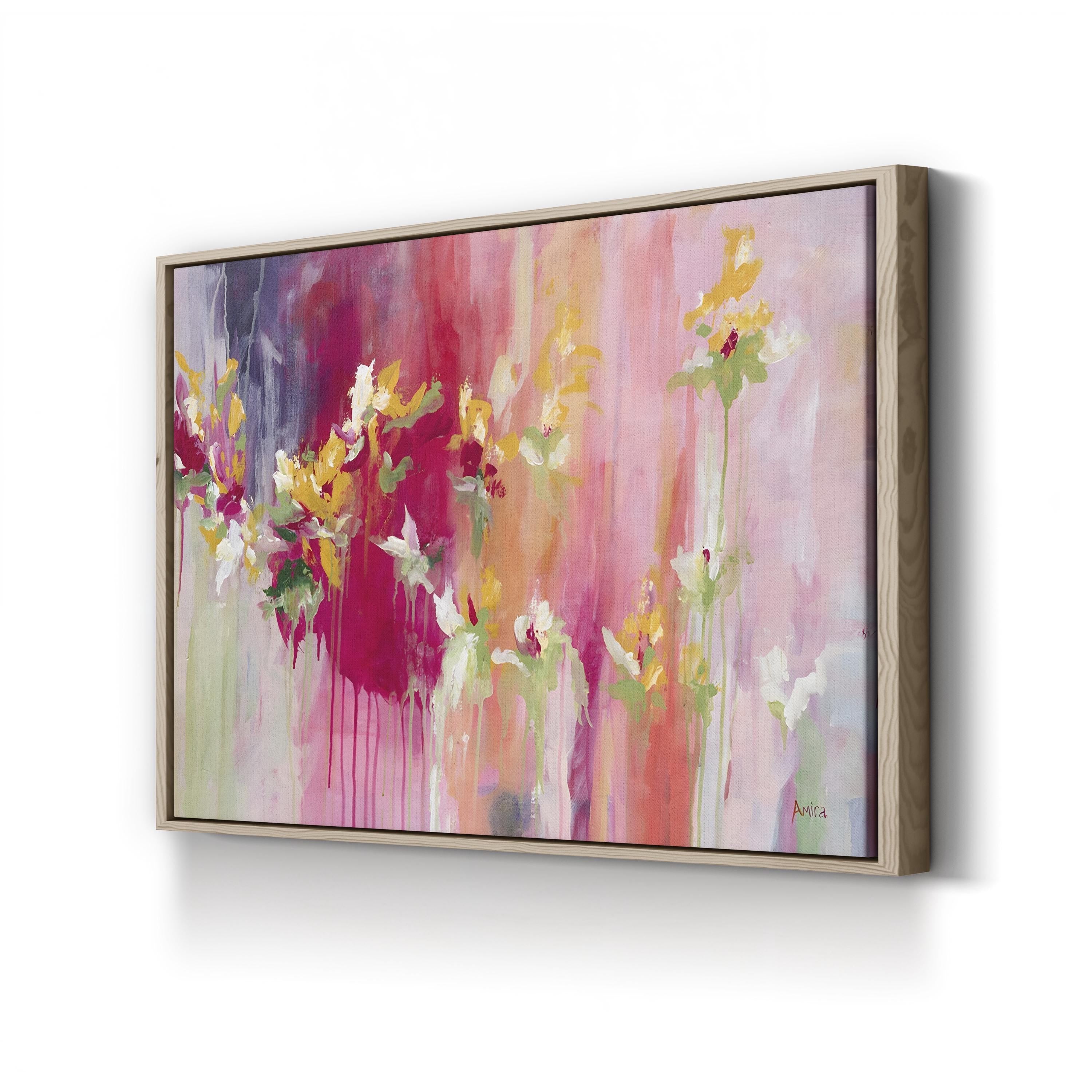 April Blooms, 2014 Wall Art by Amira Rahim – Contemporary Abstract Floral Canvas Print