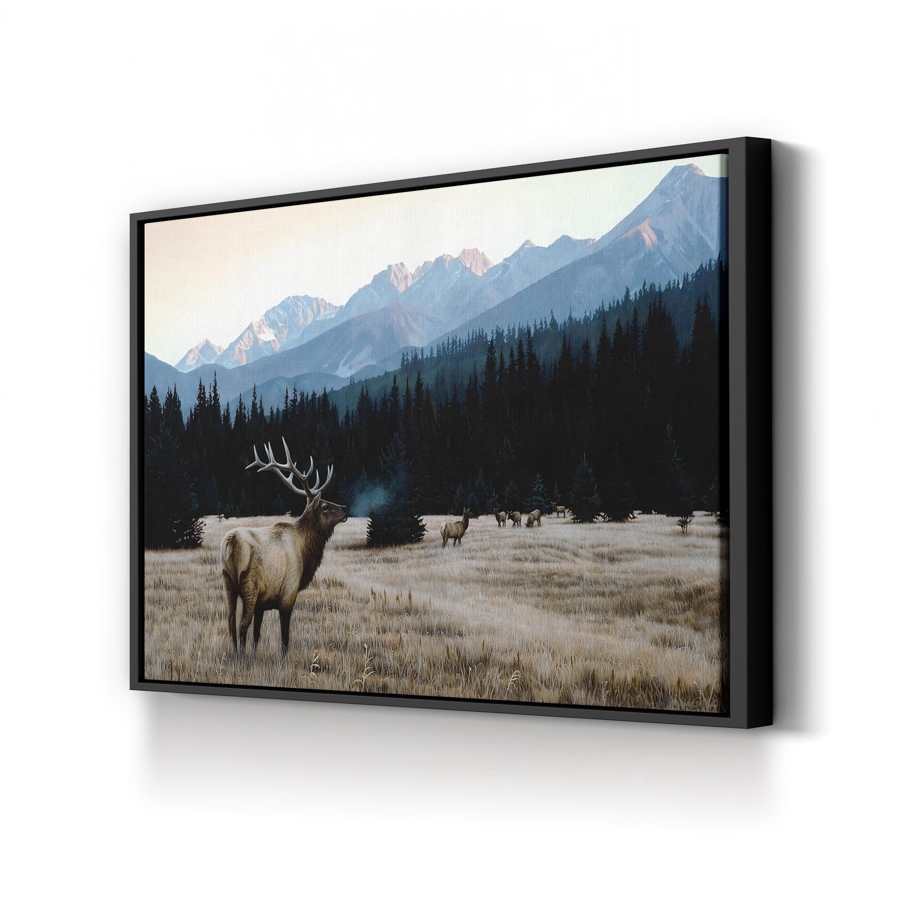 Autumn Meadow Wall Art – Ron Parker | Elk Wildlife Landscape Canvas Print