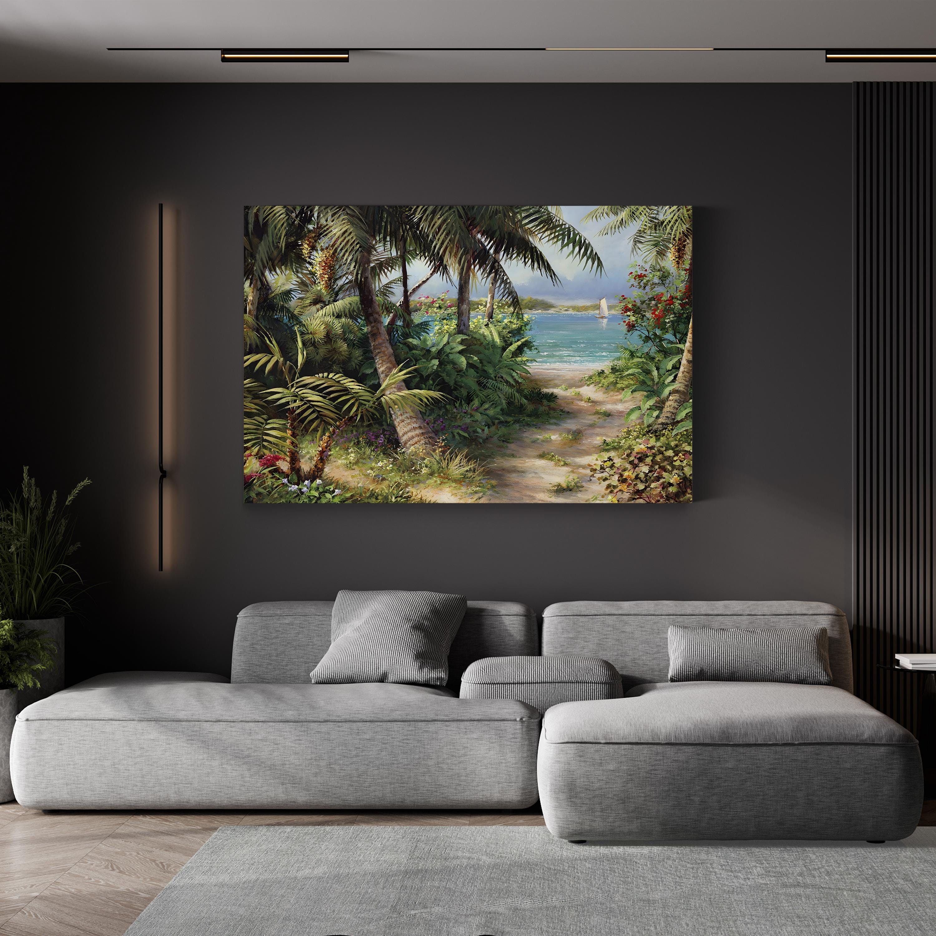 Bahama Sail Tropical Seascape Wall Art by Art Fronckowiak