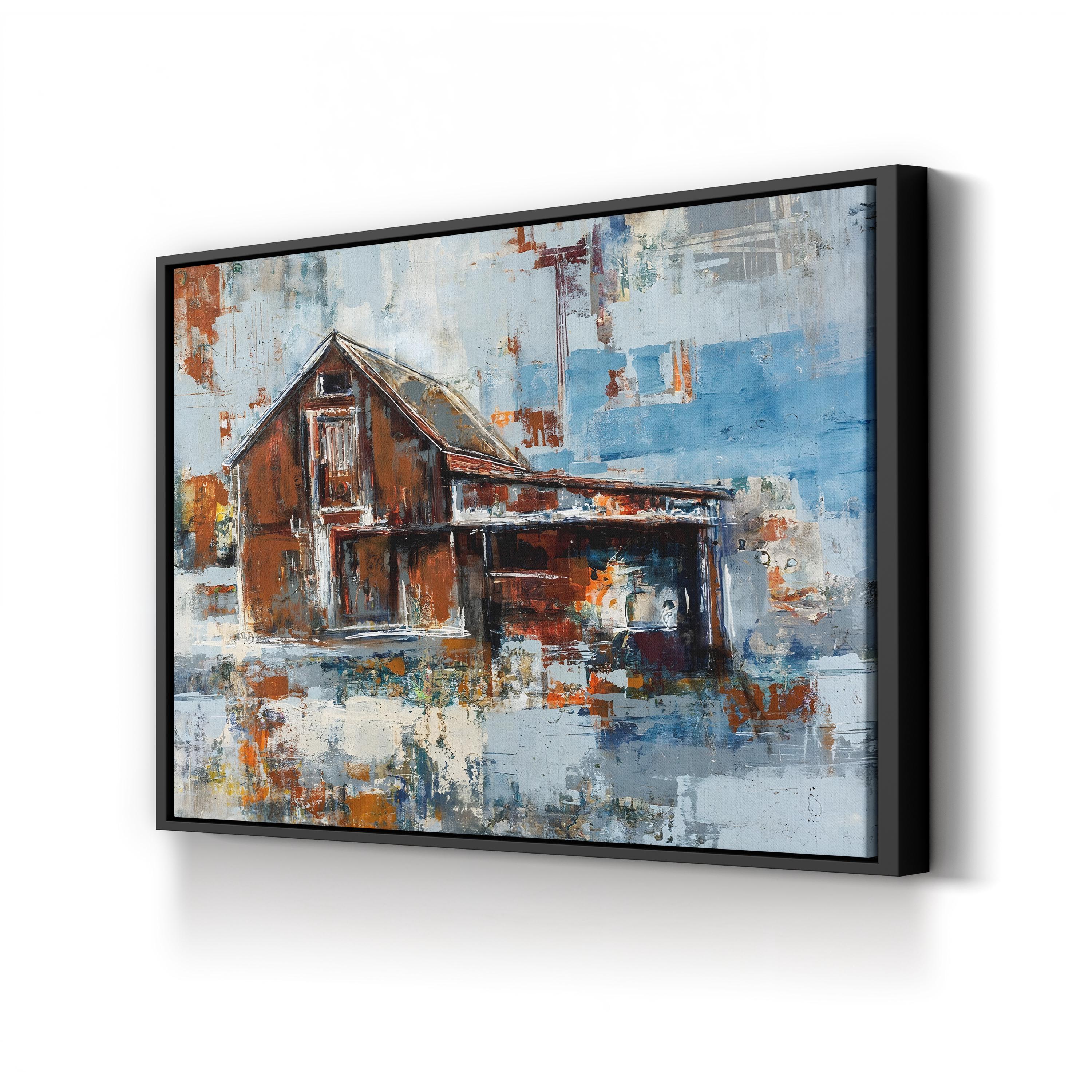 Barn Wall Art by Alexys Henry – Contemporary Rustic Farmhouse Canvas
