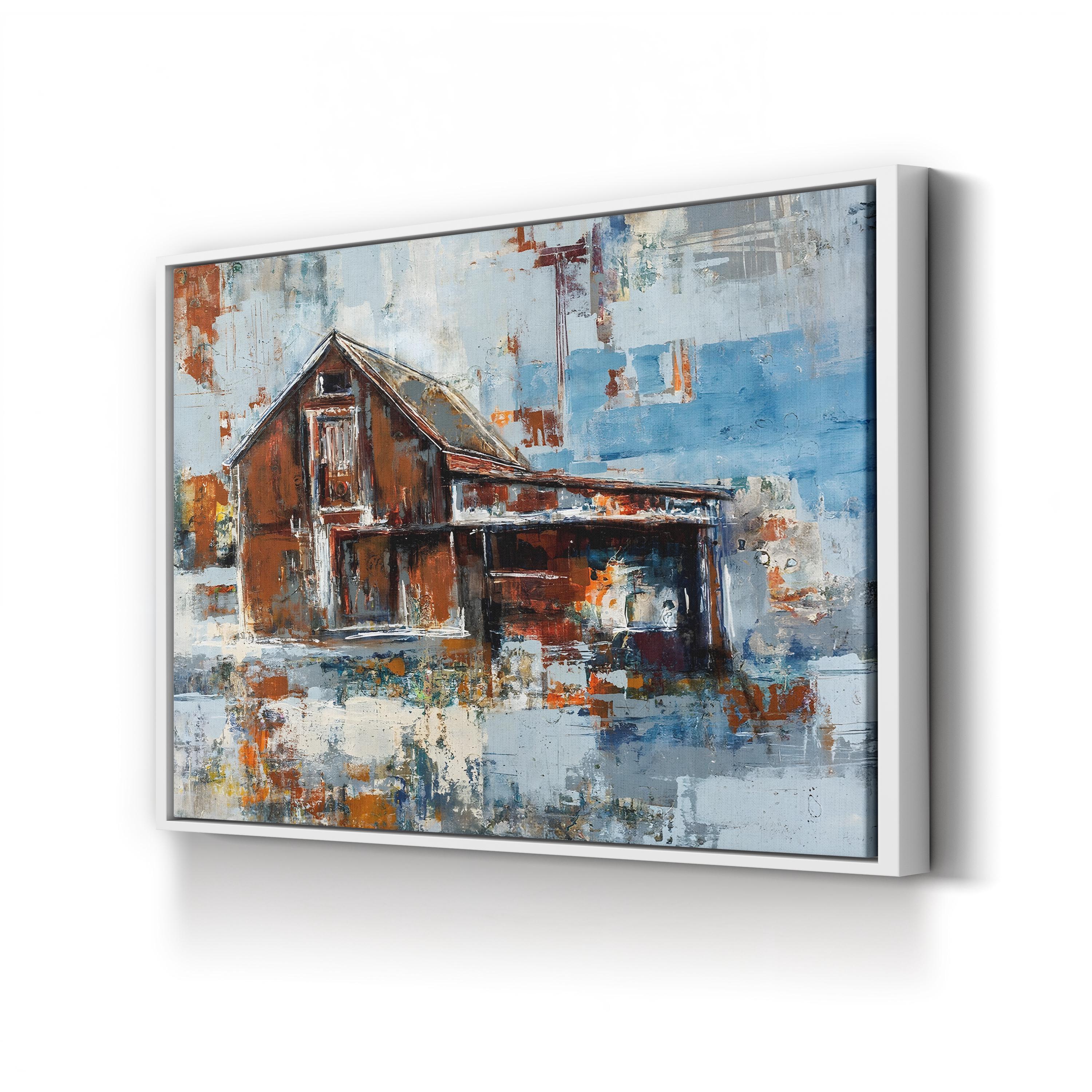 Barn Wall Art by Alexys Henry – Contemporary Rustic Farmhouse Canvas