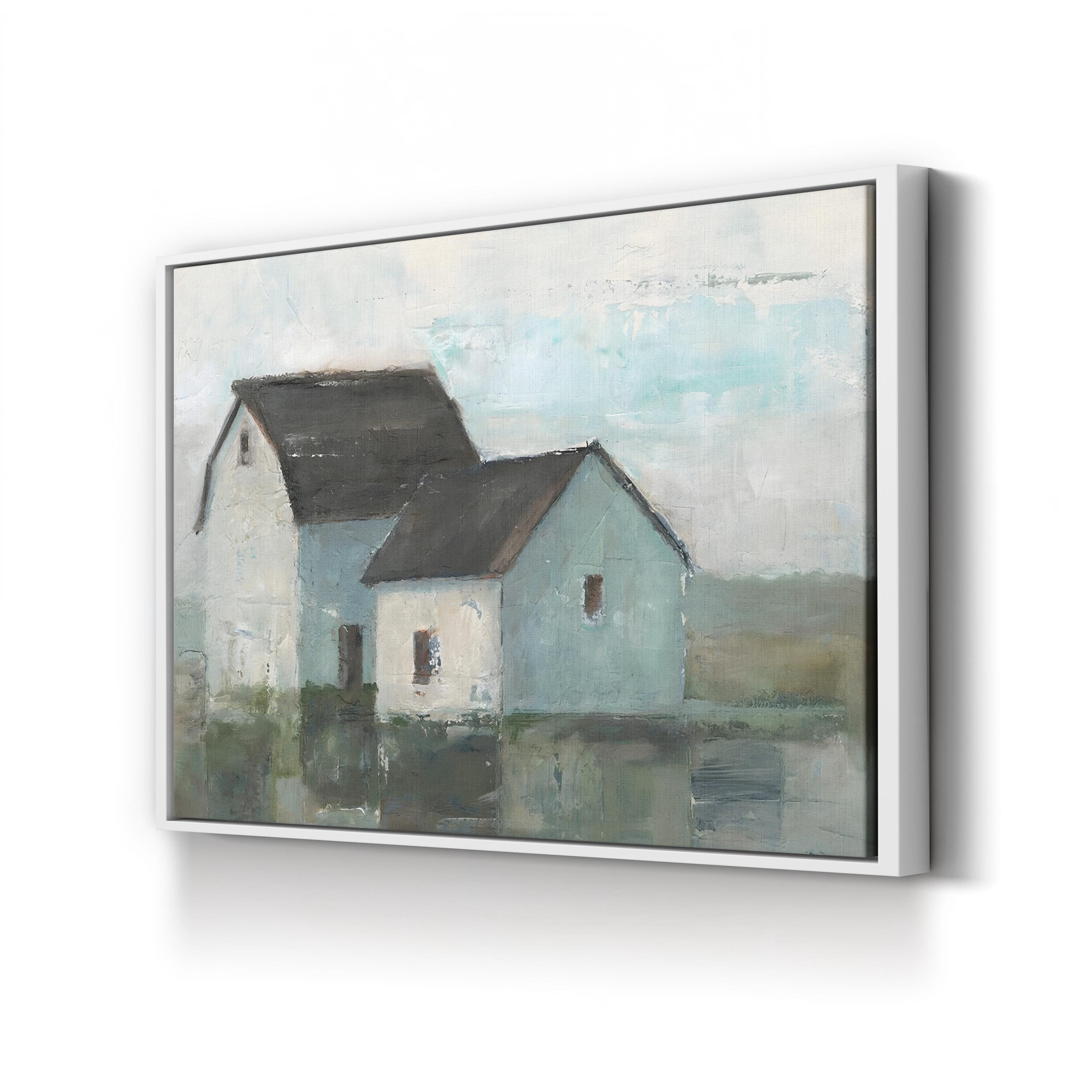 Barn at Sunset II Wall Art by Ethan Harper – Farmhouse Rural Landscape Canvas