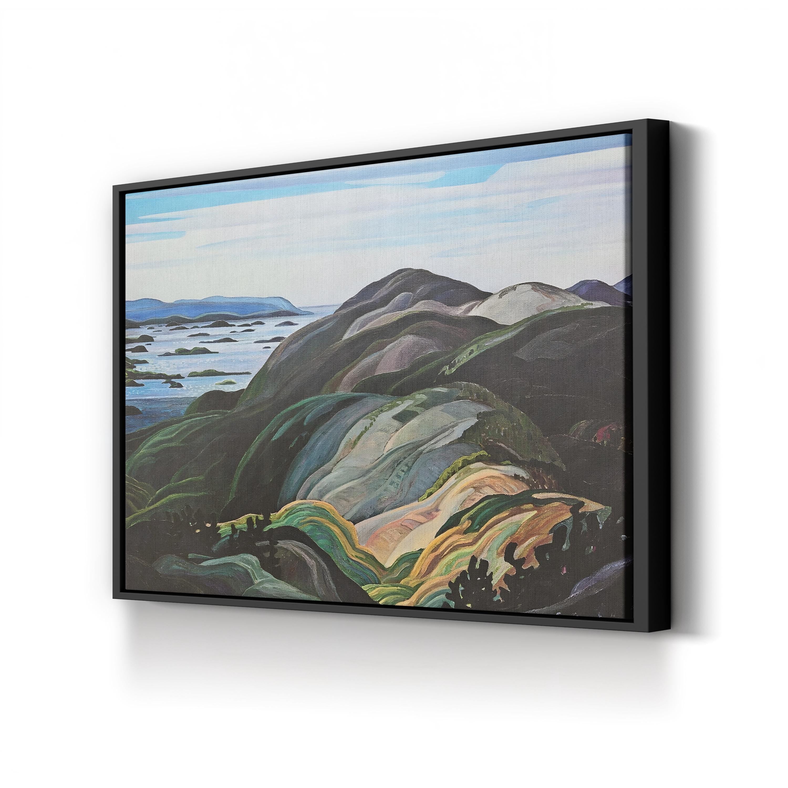 Bay of Islands region in New Zealand Wall Art by Franklin Carmichael