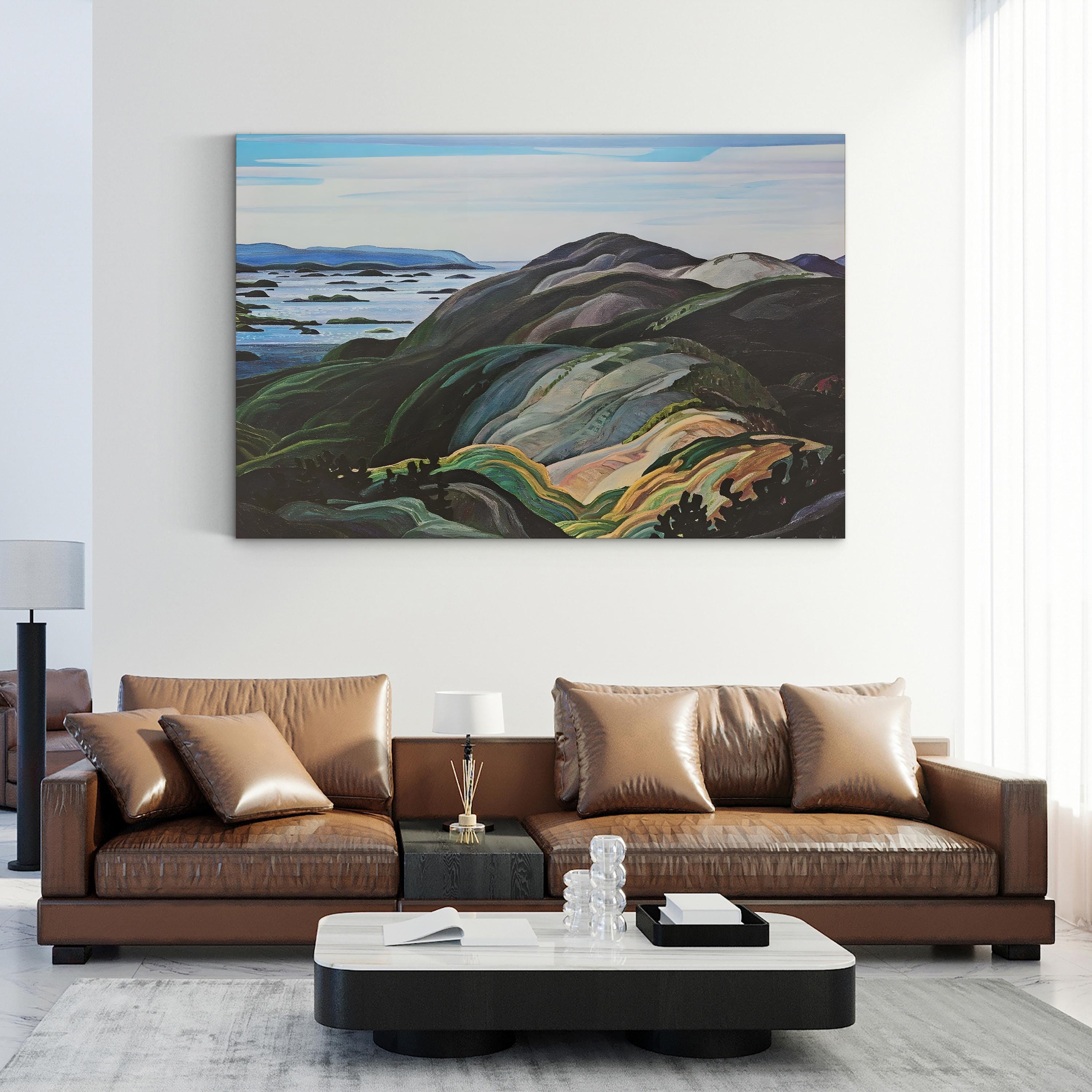 Bay of Islands region in New Zealand Wall Art by Franklin Carmichael