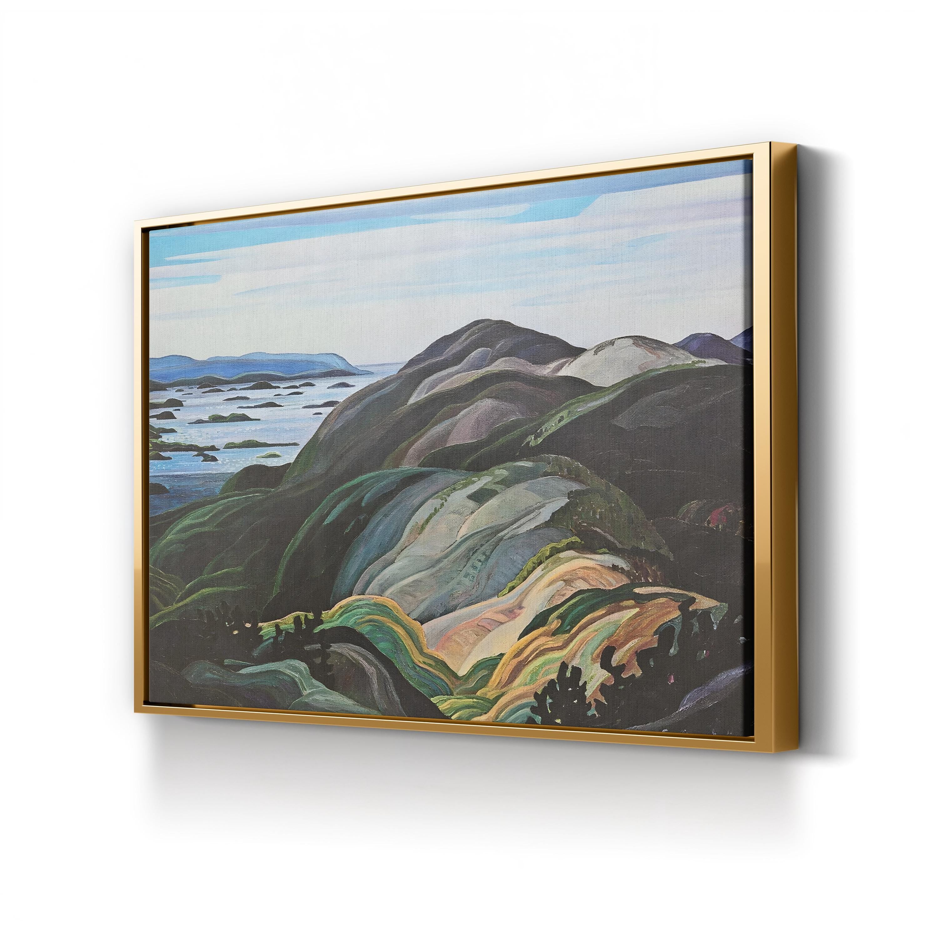 Bay of Islands region in New Zealand Wall Art by Franklin Carmichael