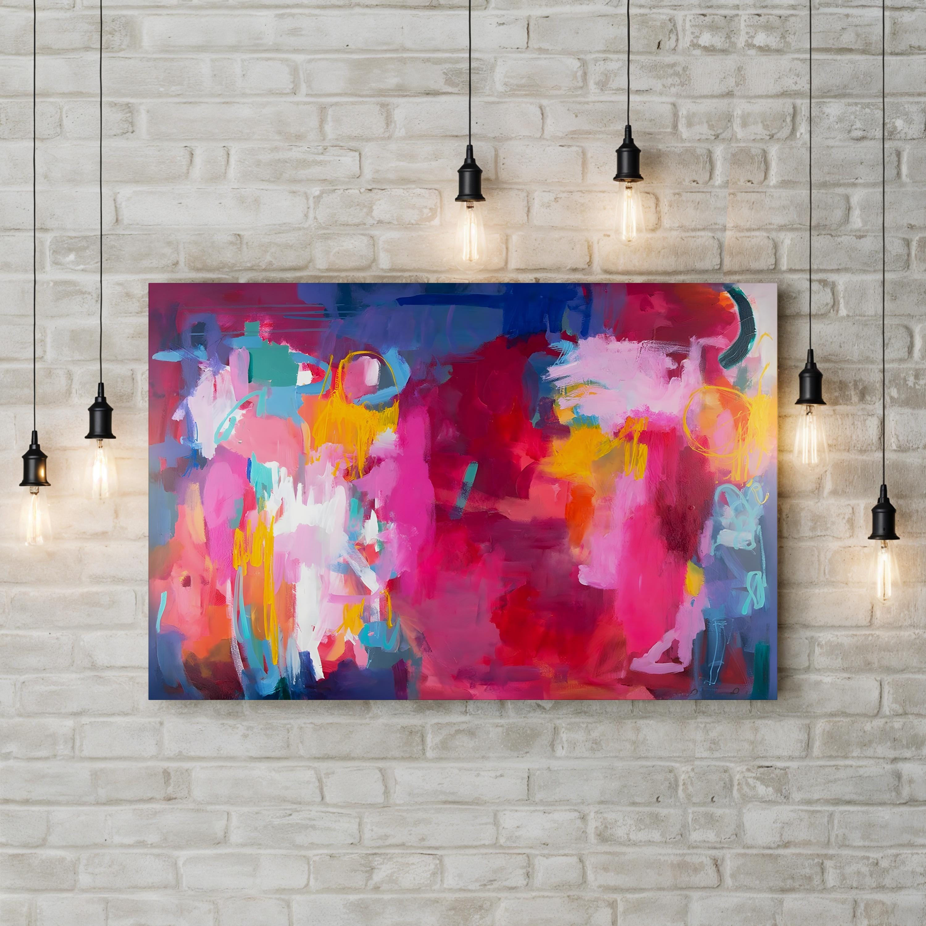 Better Together, 2015 Wall Art by Amira Rahim – Contemporary Abstract Canvas Print