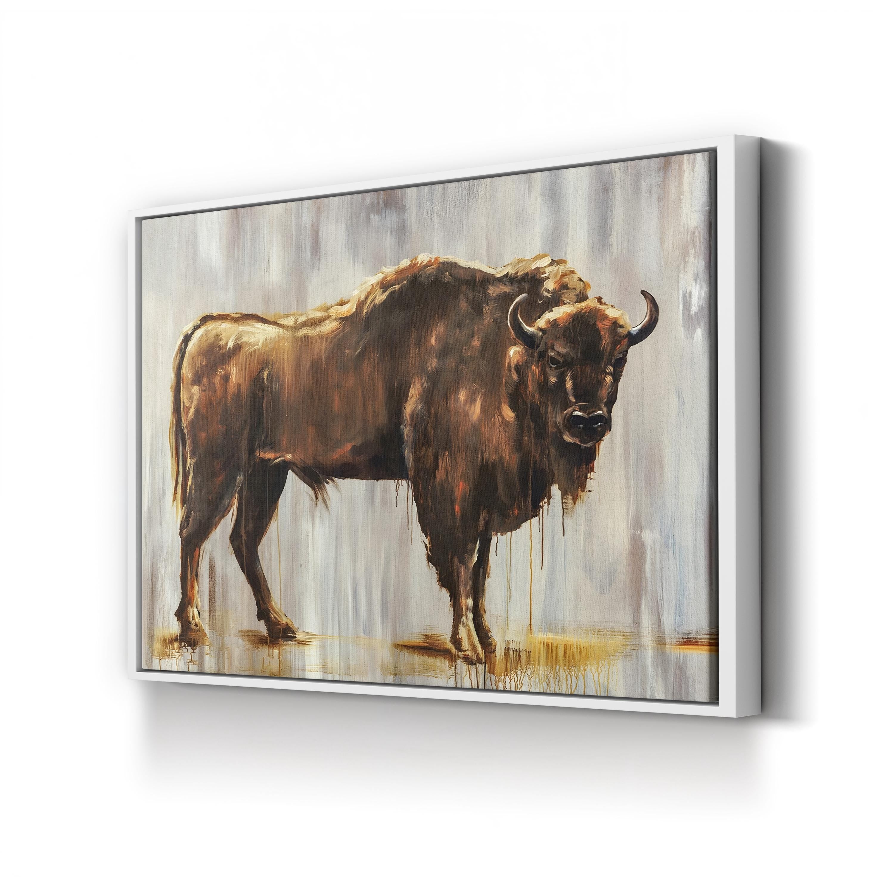 Contemporary Bison By Sydney Edmunds