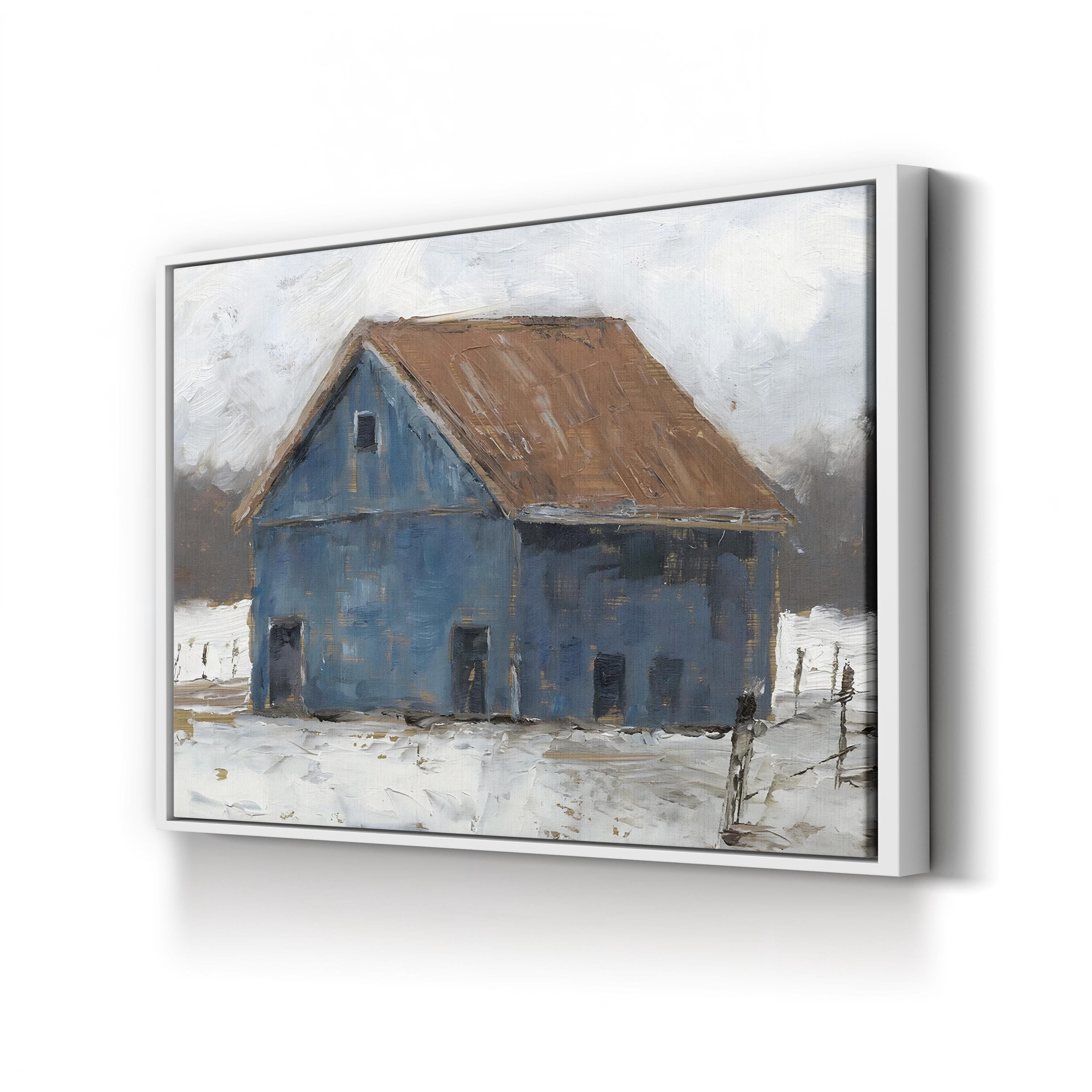 Blue Barn II Wall Art by Ethan Harper
