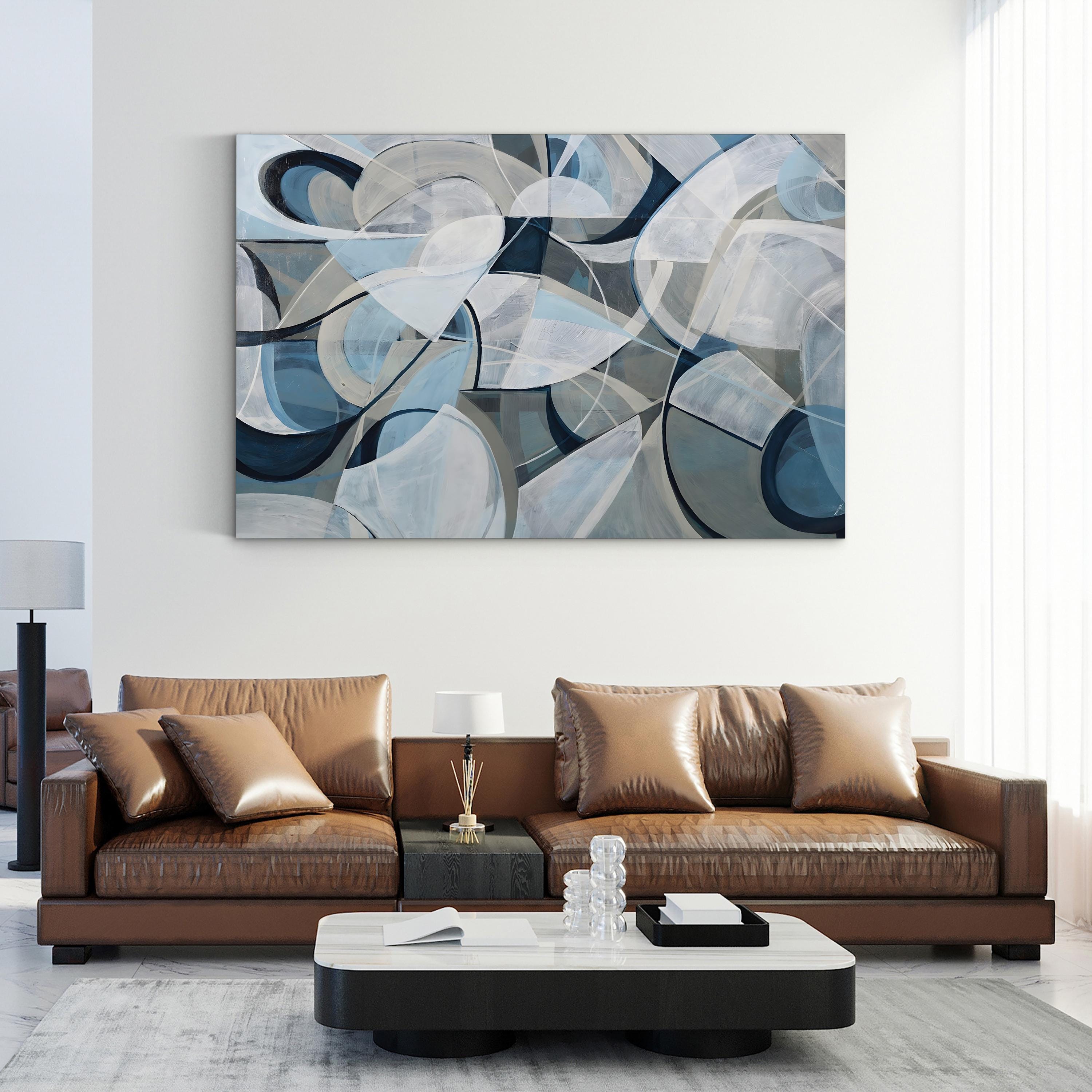 Blue Disco Wall Art by Kari Taylor