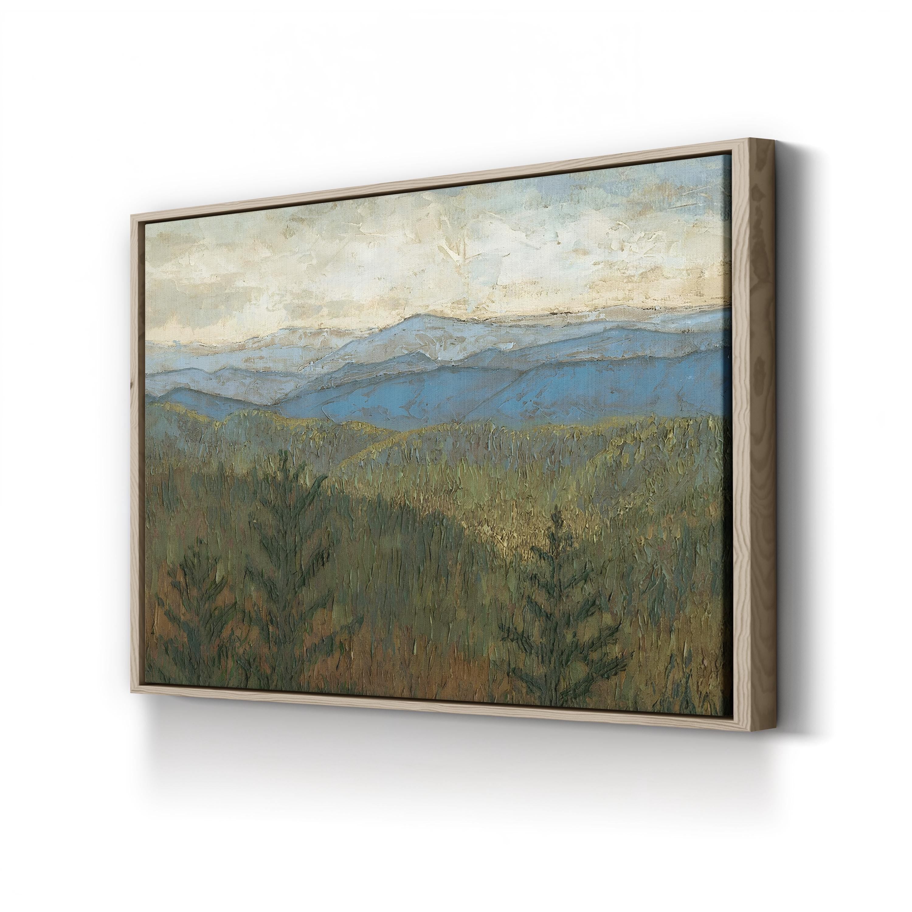 Blue Ridge View I Wall Art by Megan Meagher | Blue Ridge Mountains, Appalachian Region Landscape Canvas Print